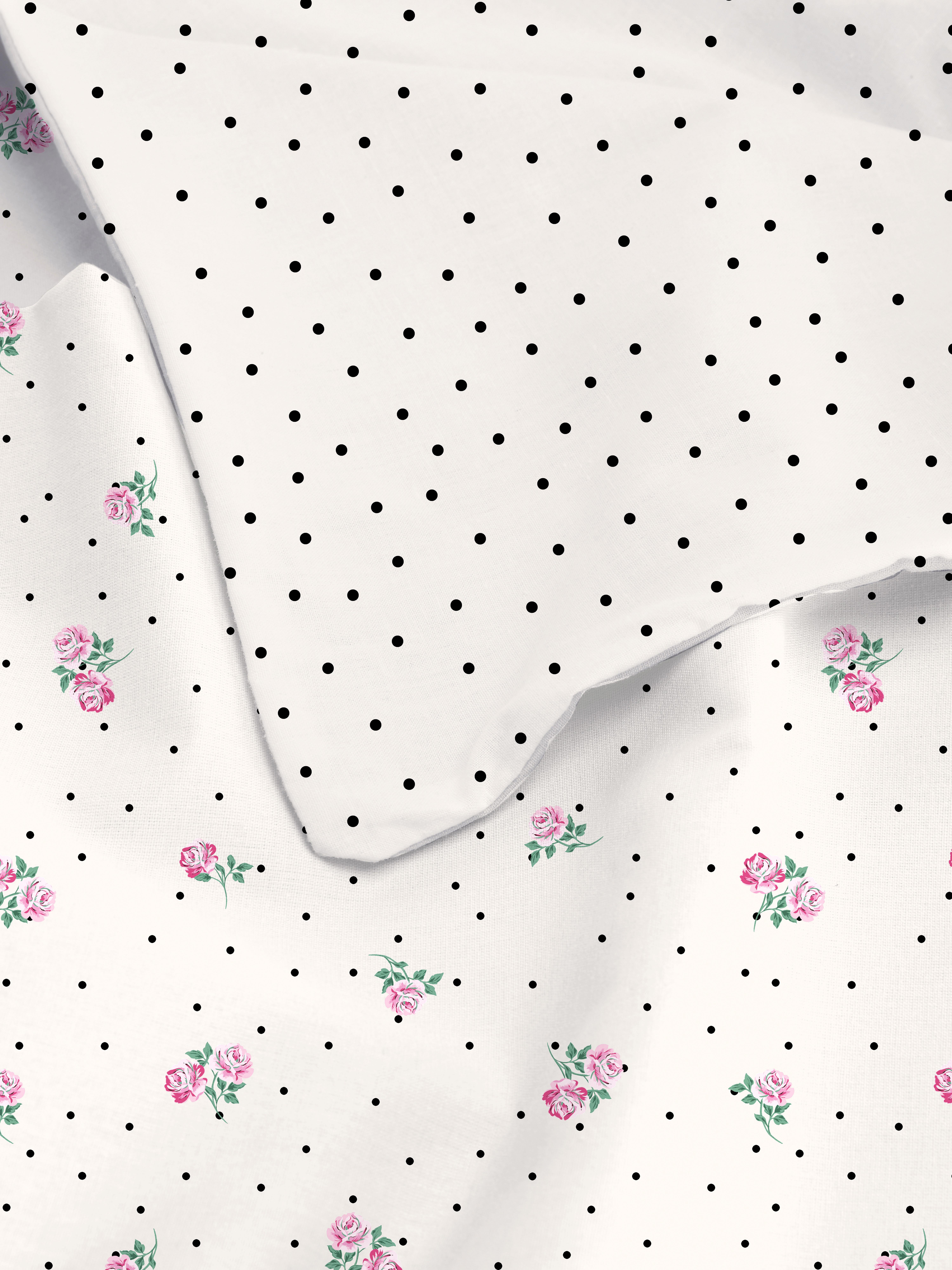 Reversible Ditsy Floral King Duvet Cover Set