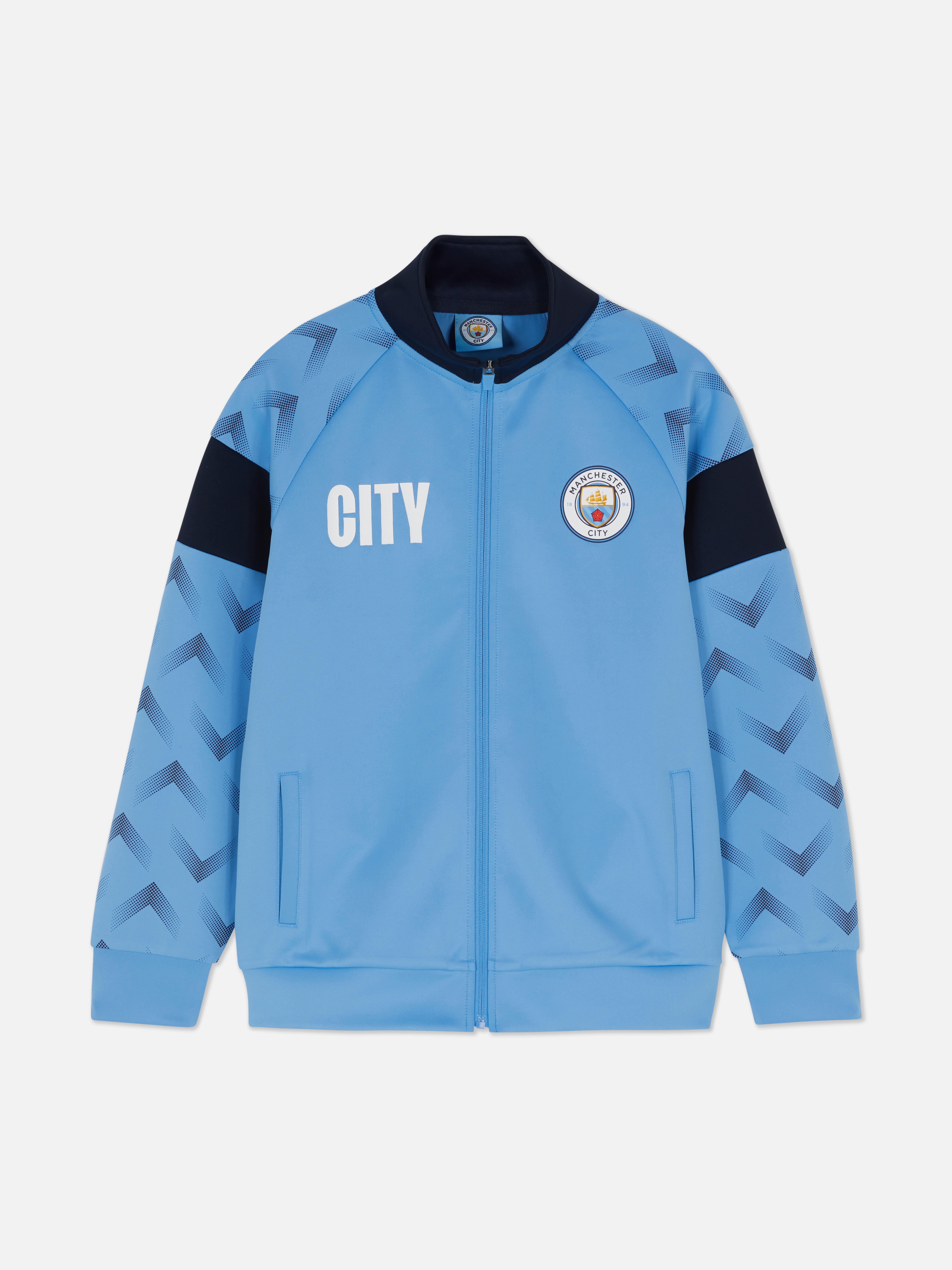 7-15yrs | Manchester City FC Funnel Neck Sweatshirt