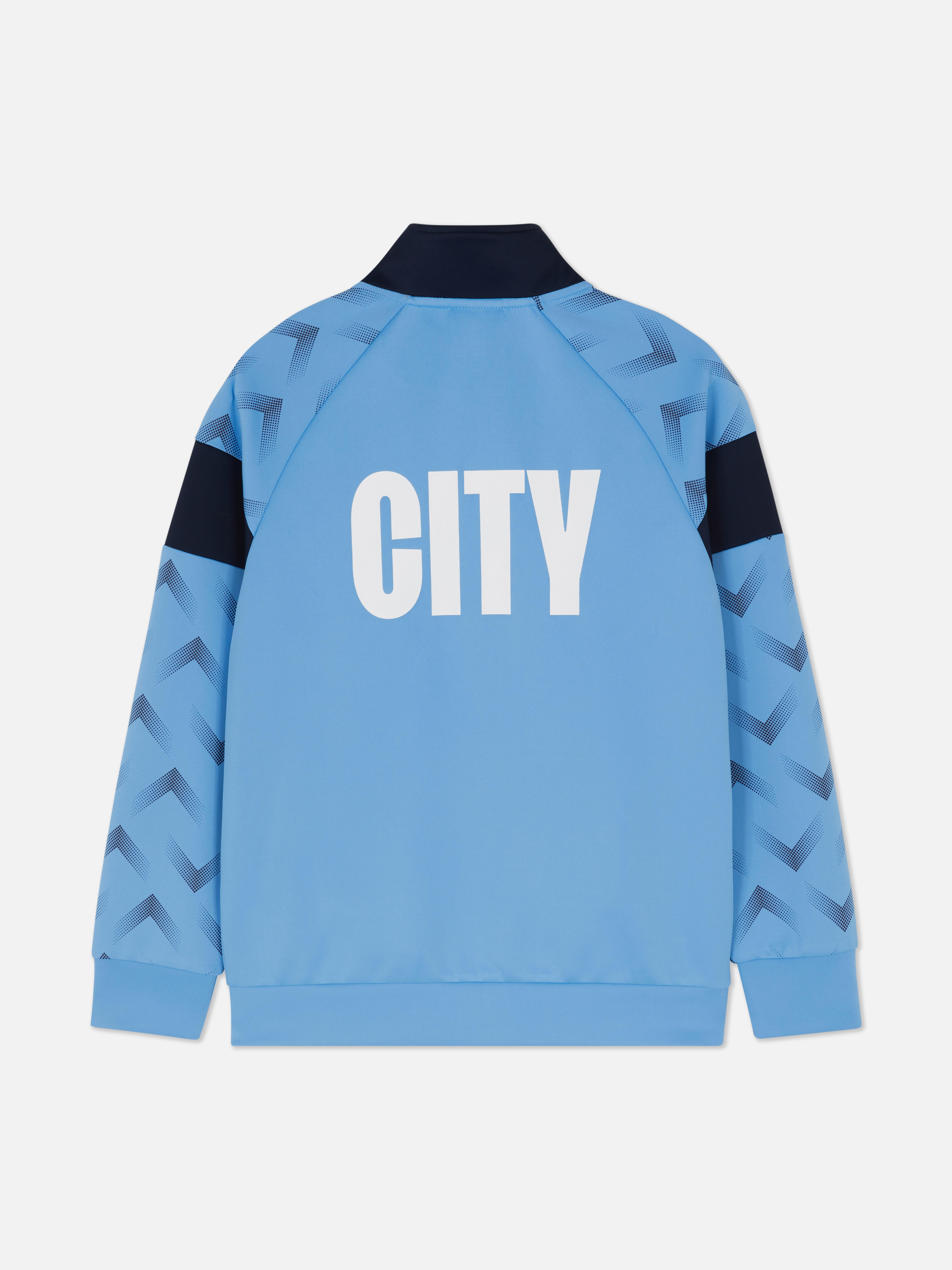 7-15yrs | Manchester City FC Funnel Neck Sweatshirt