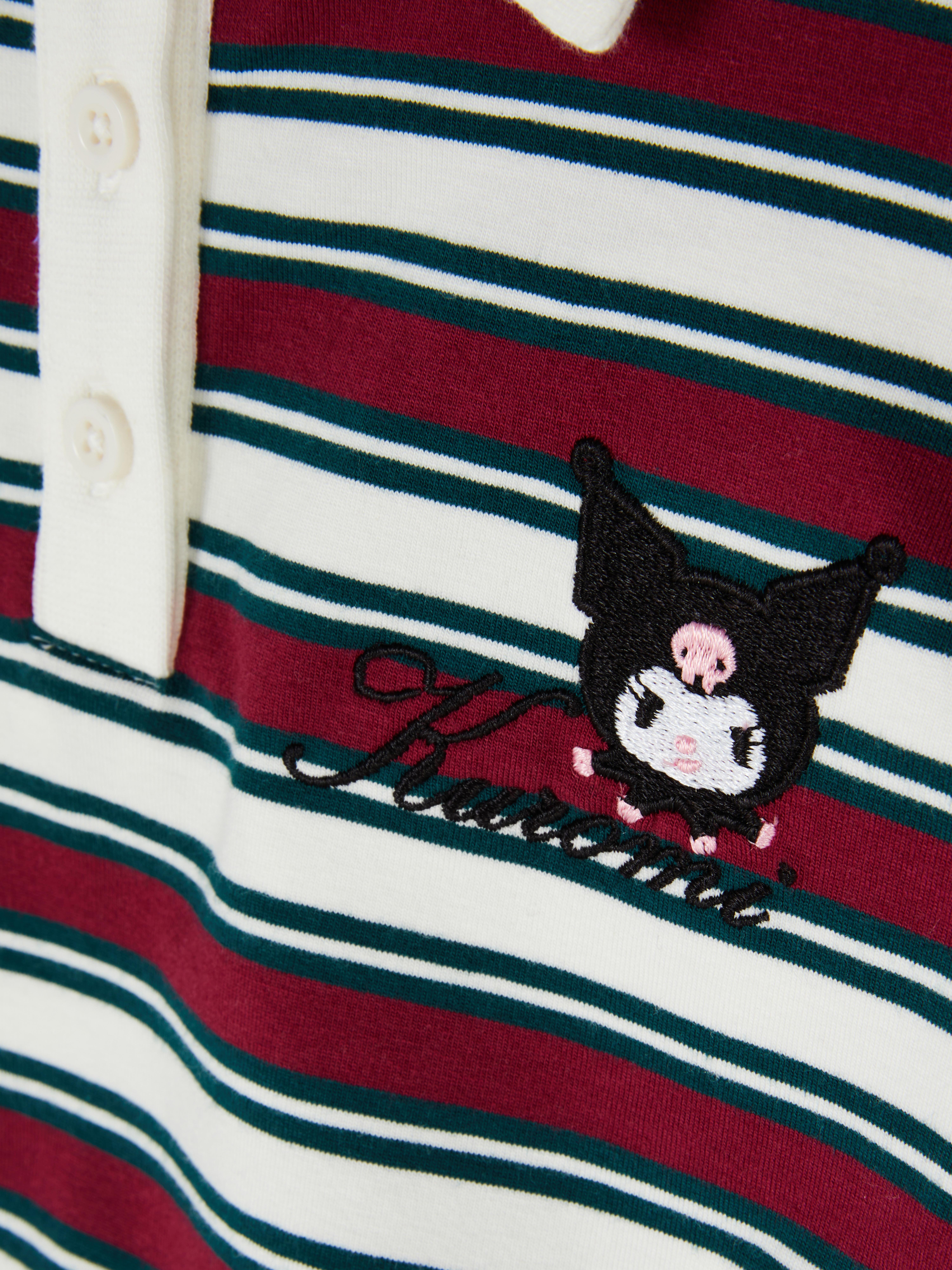 7-15yrs | Hello Kitty Kuromi Rugby Polo Shirt