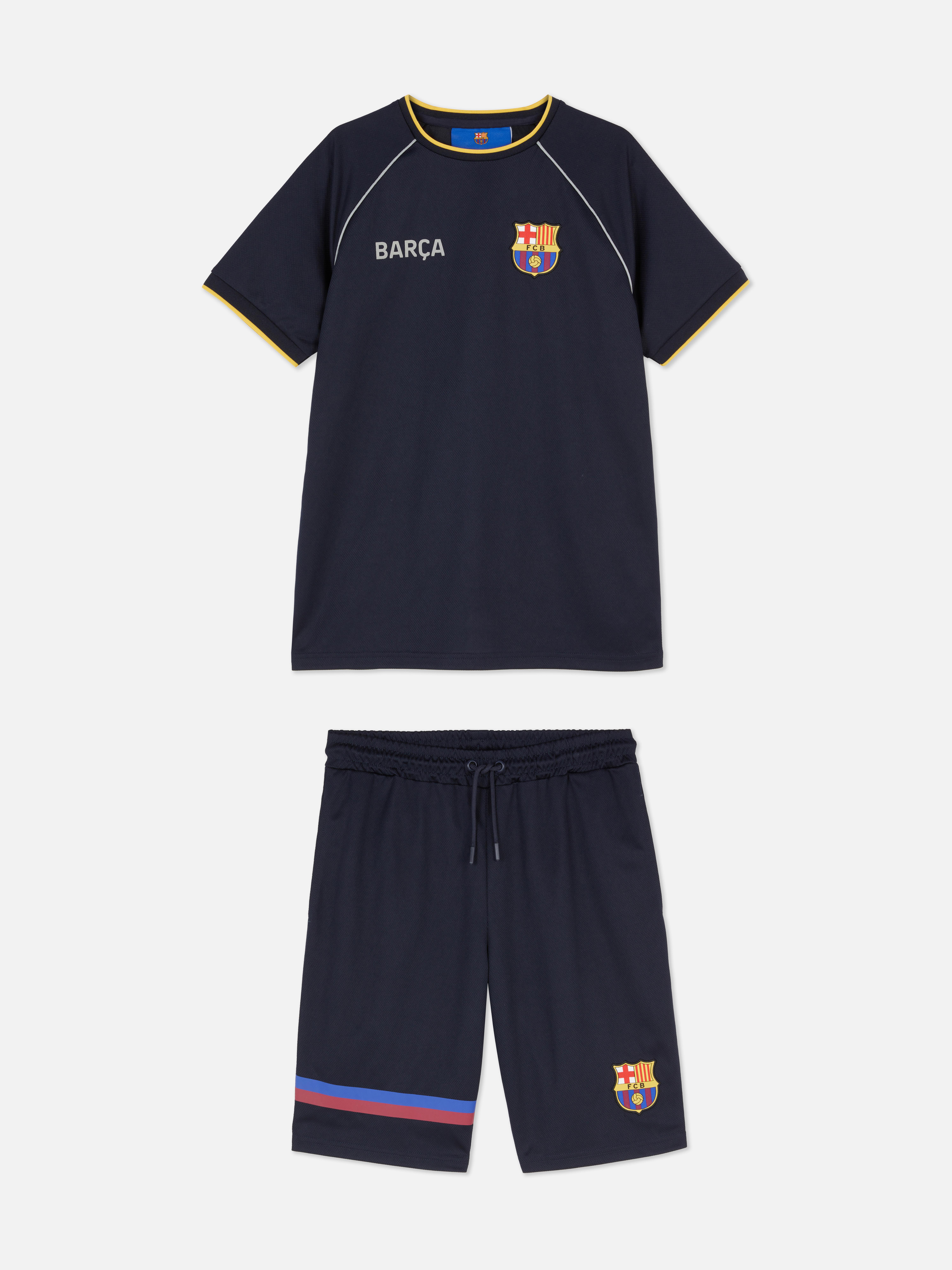 7-15yrs | World Cup Barcelona T-Shirt and Shorts Set