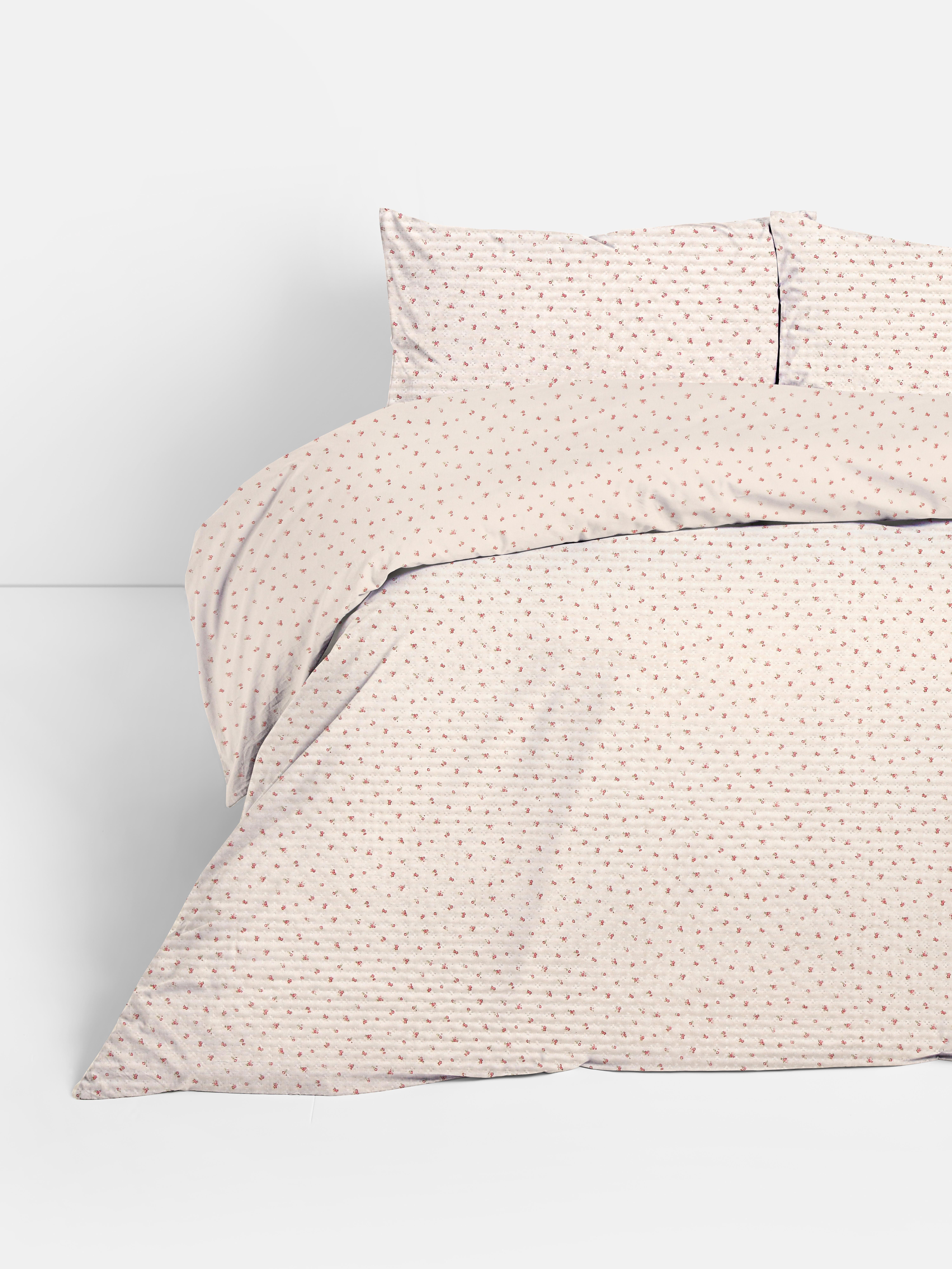 Bettwäscheset für Doppelbetten mit Rosendesign
