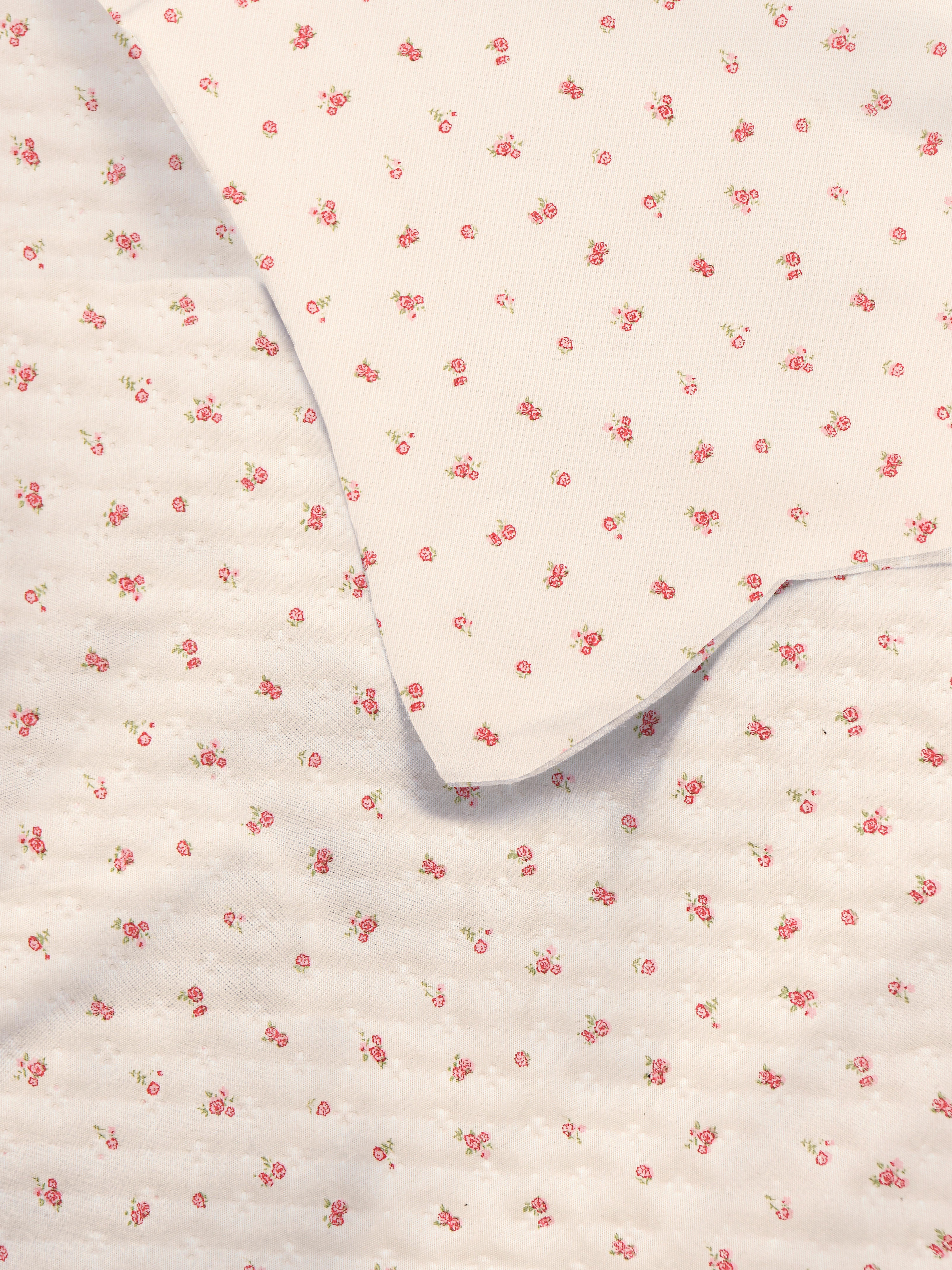 Set de funda nórdica doble con florecitas rosas