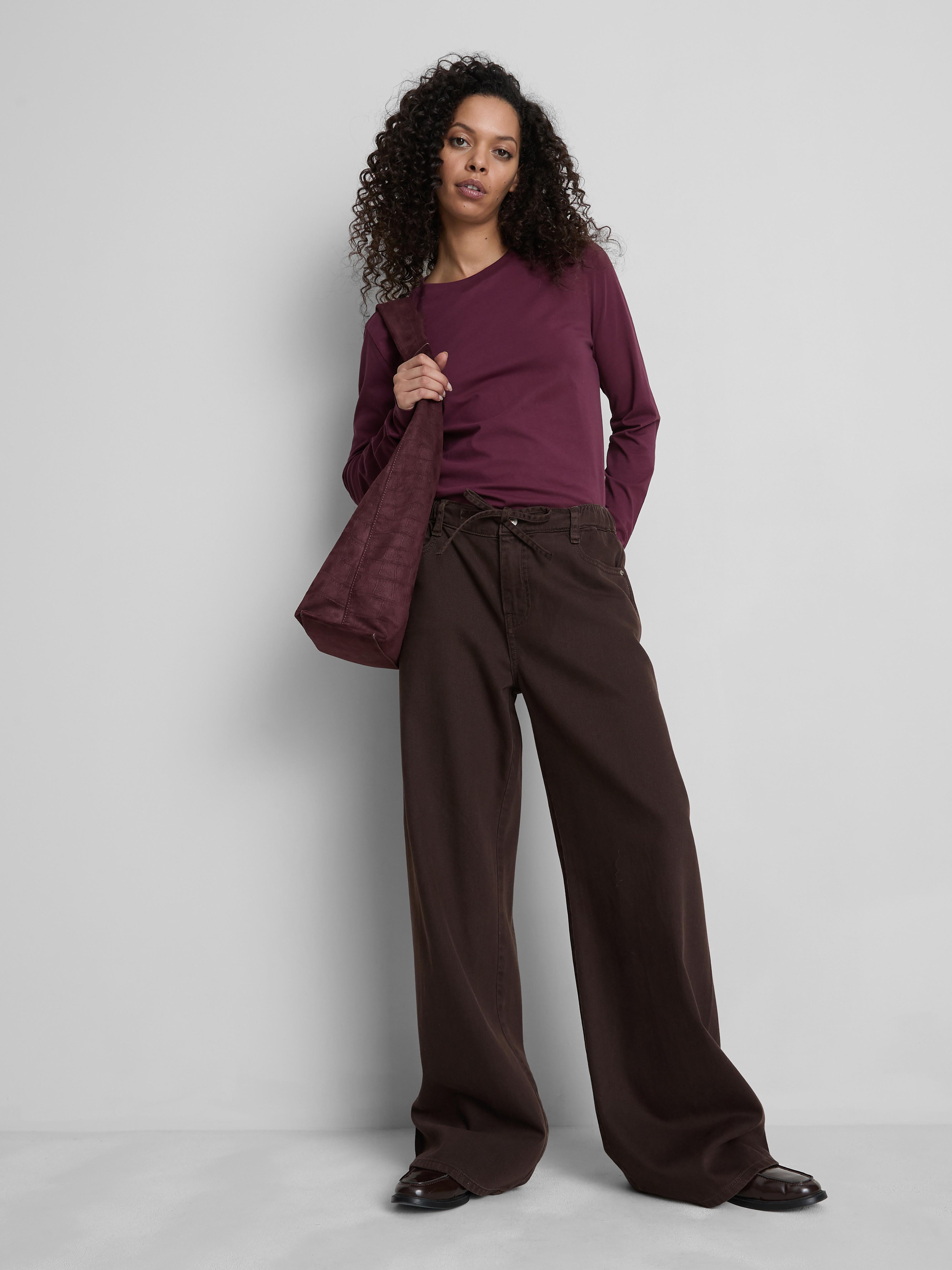 Maglietta girocollo in cotone basic