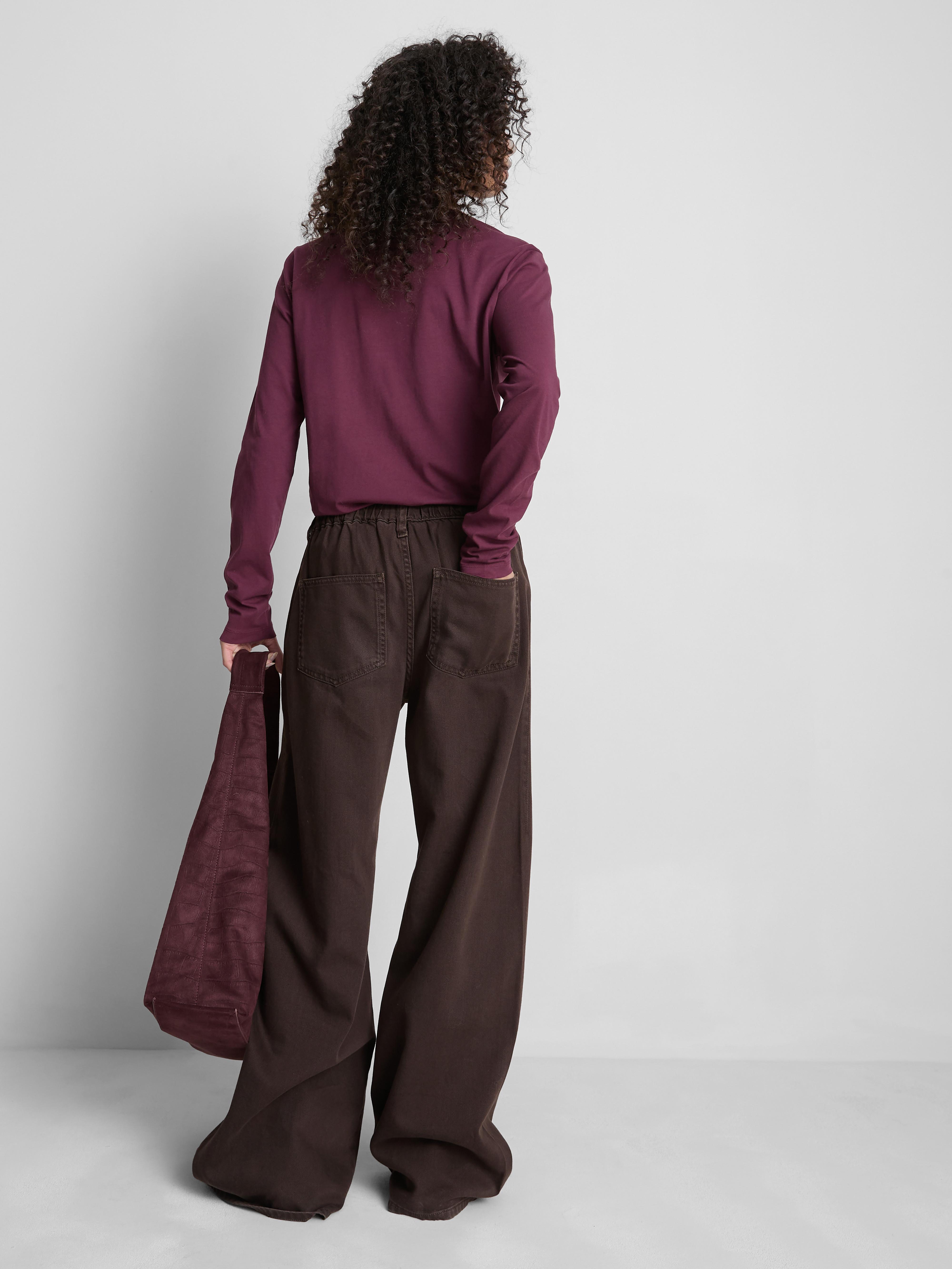 Maglietta girocollo in cotone basic