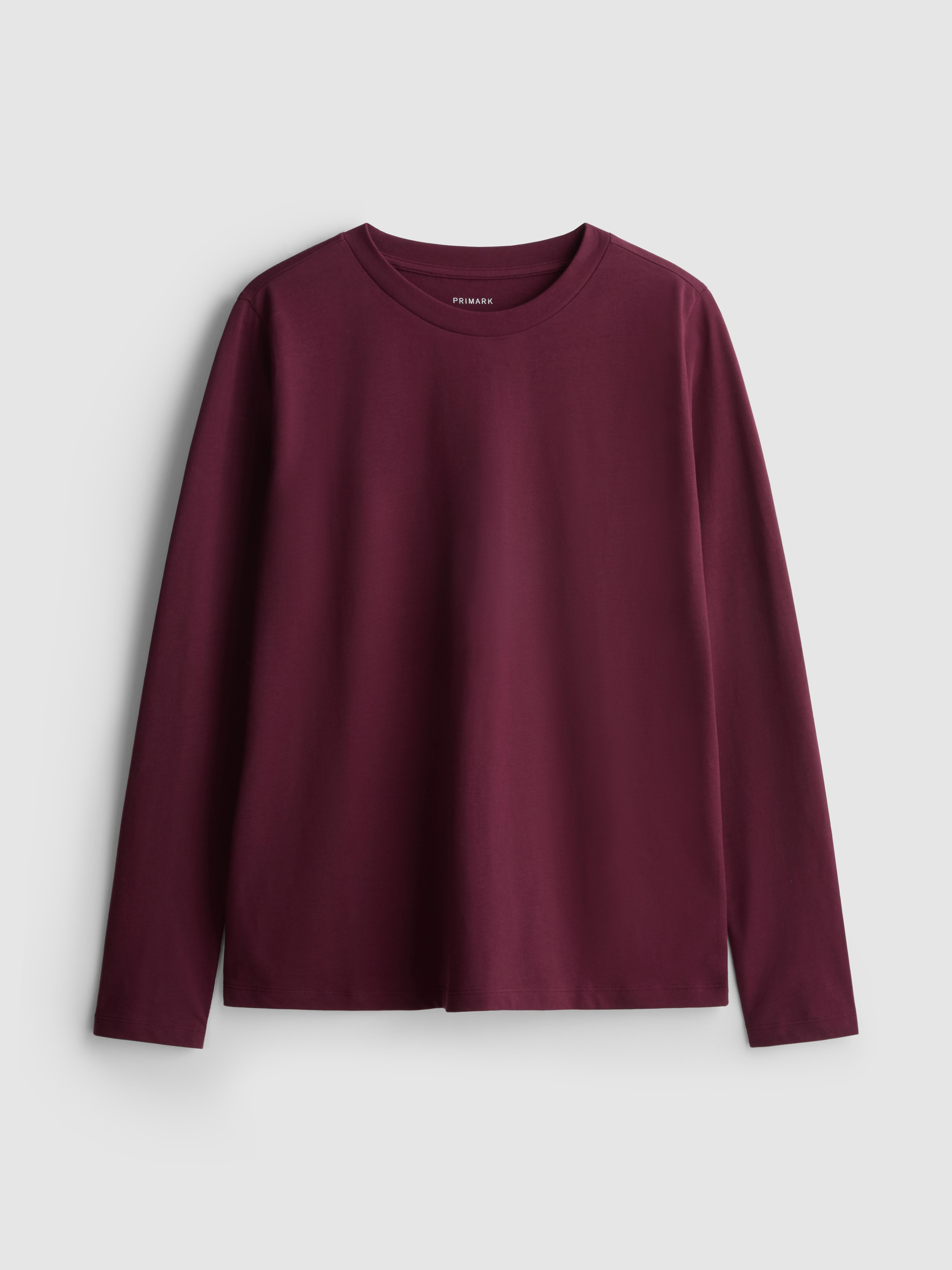 Maglietta girocollo in cotone basic