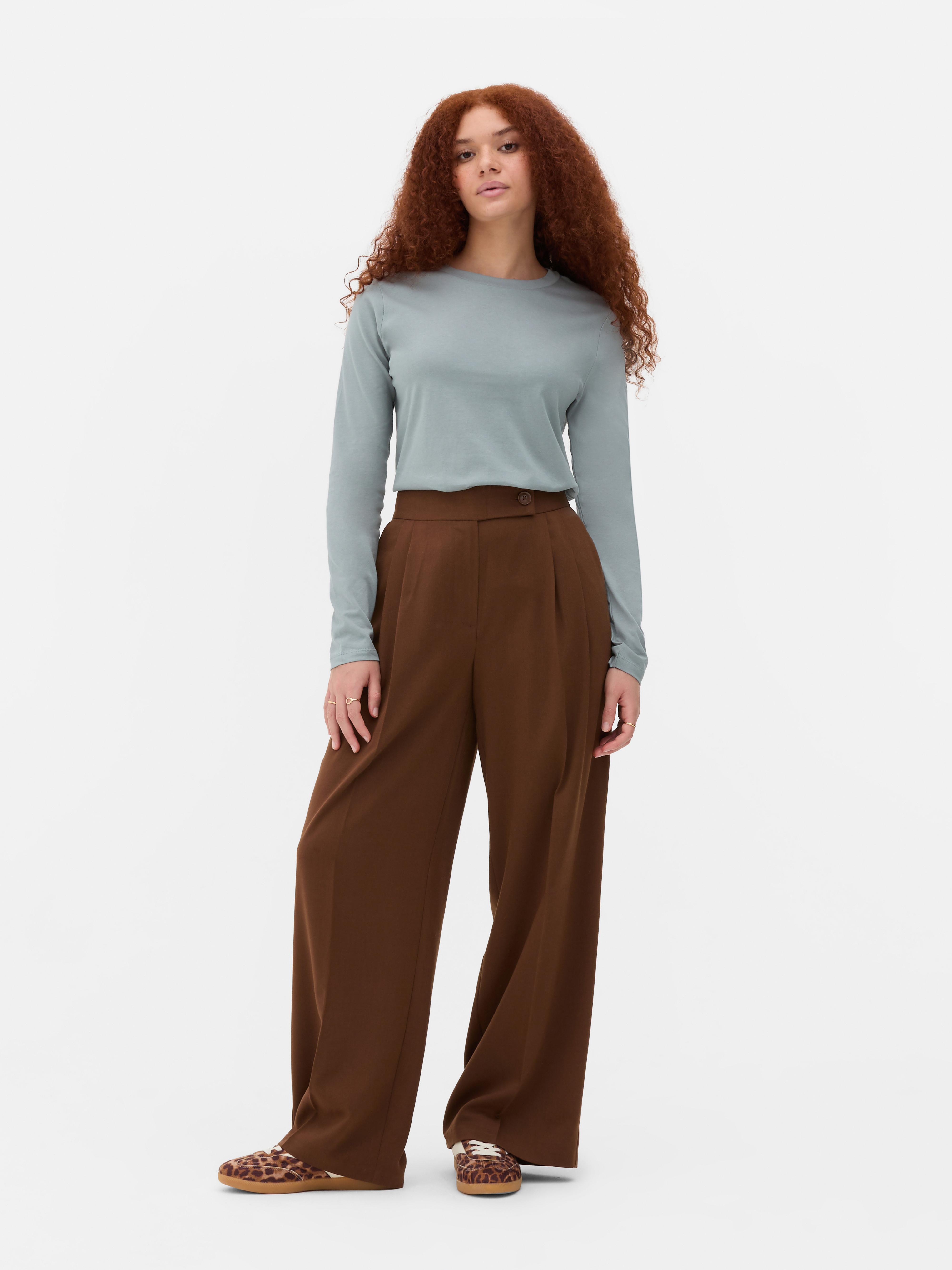 Maglietta girocollo in cotone basic