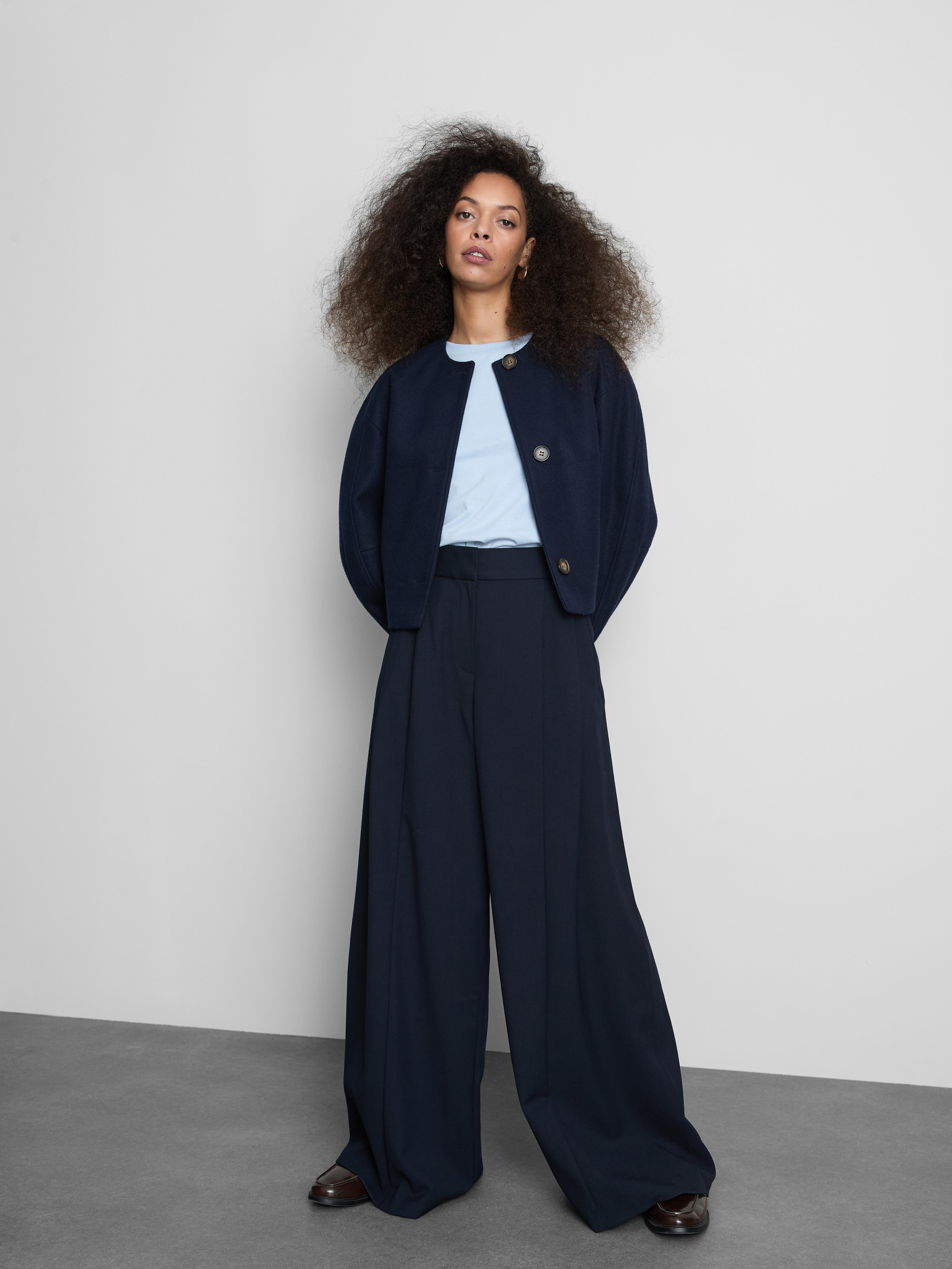 Osnovna bombažna majica z okroglim izrezom