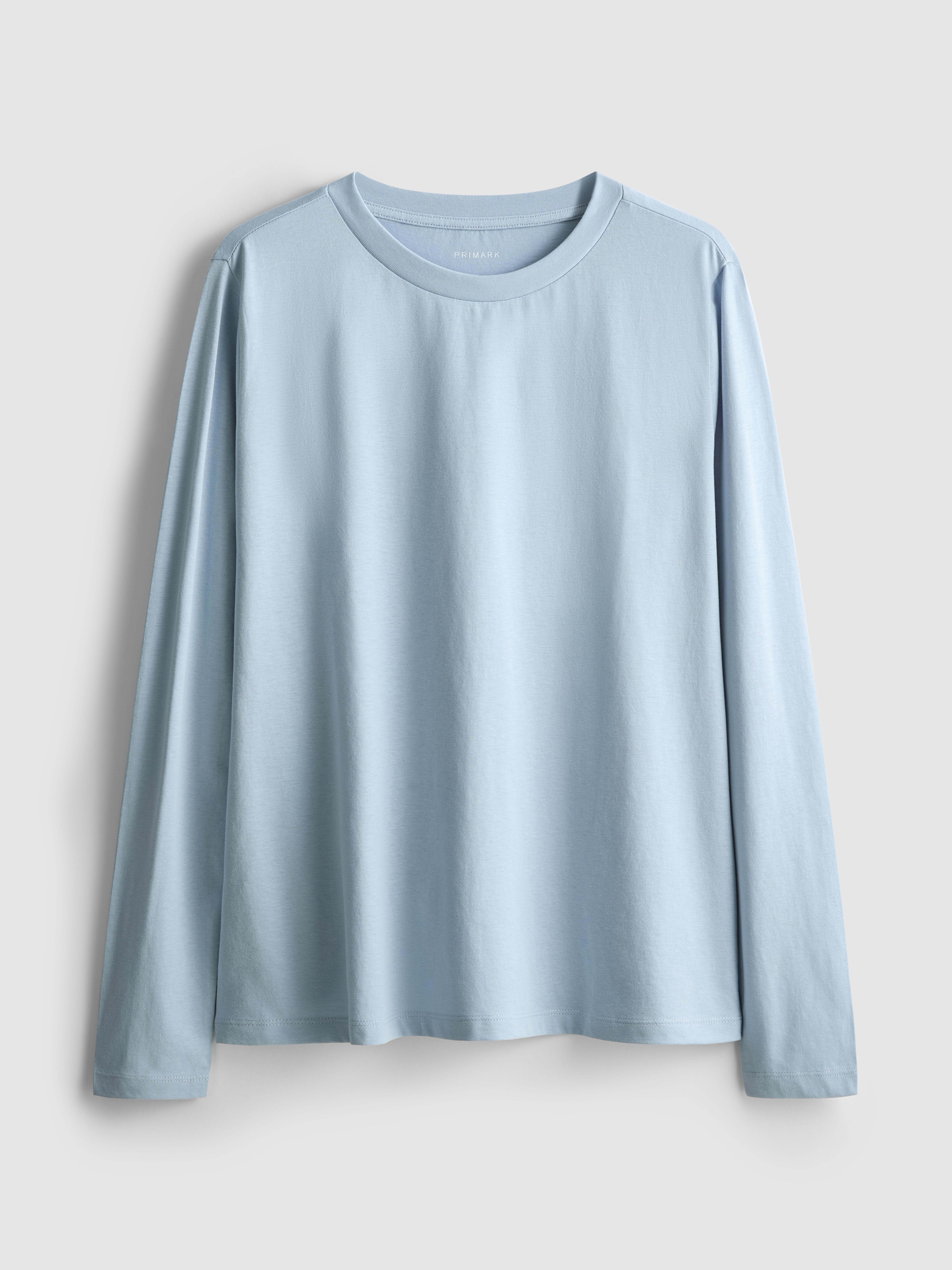 Osnovna bombažna majica z okroglim izrezom