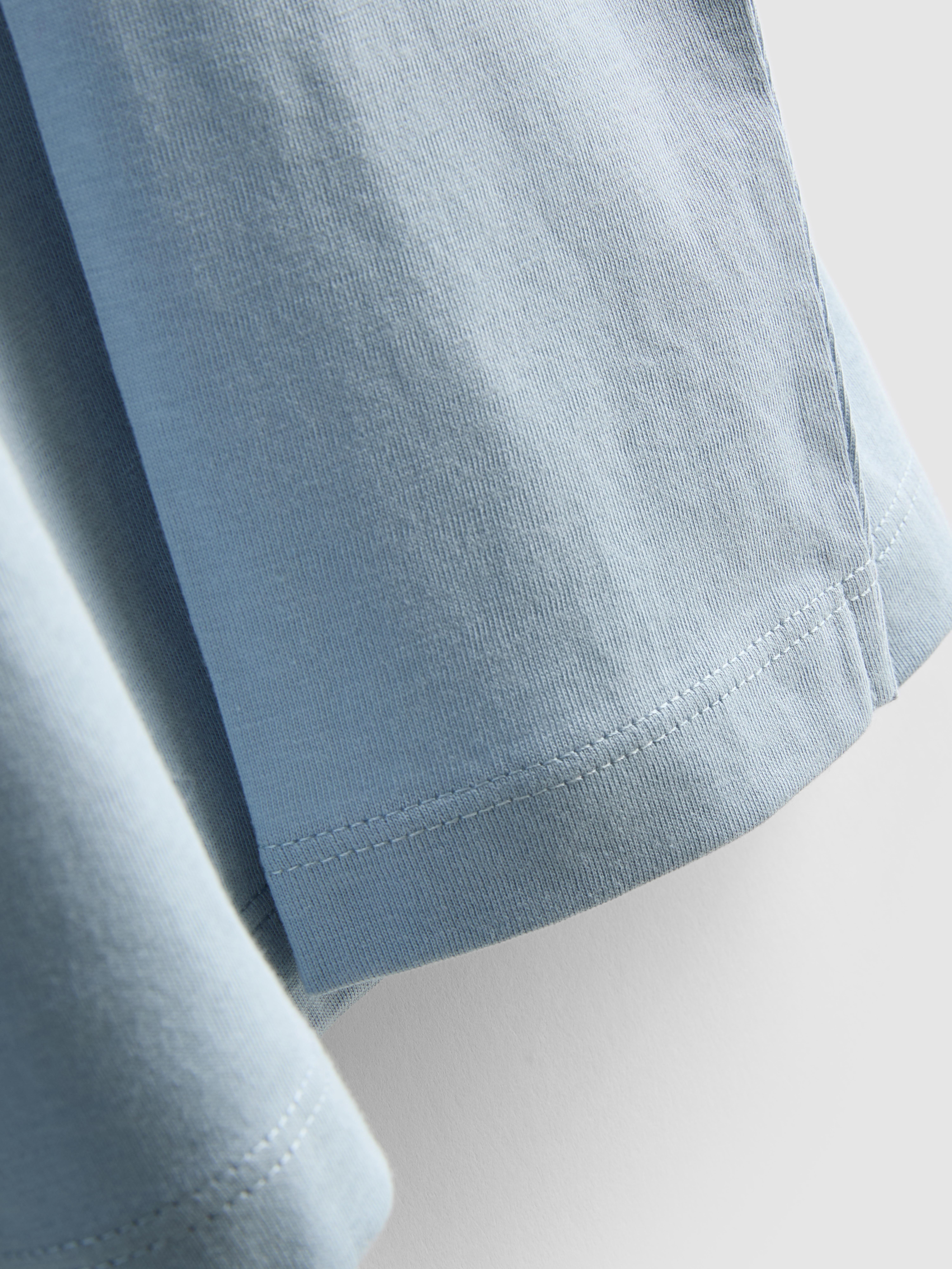 Osnovna bombažna majica z okroglim izrezom