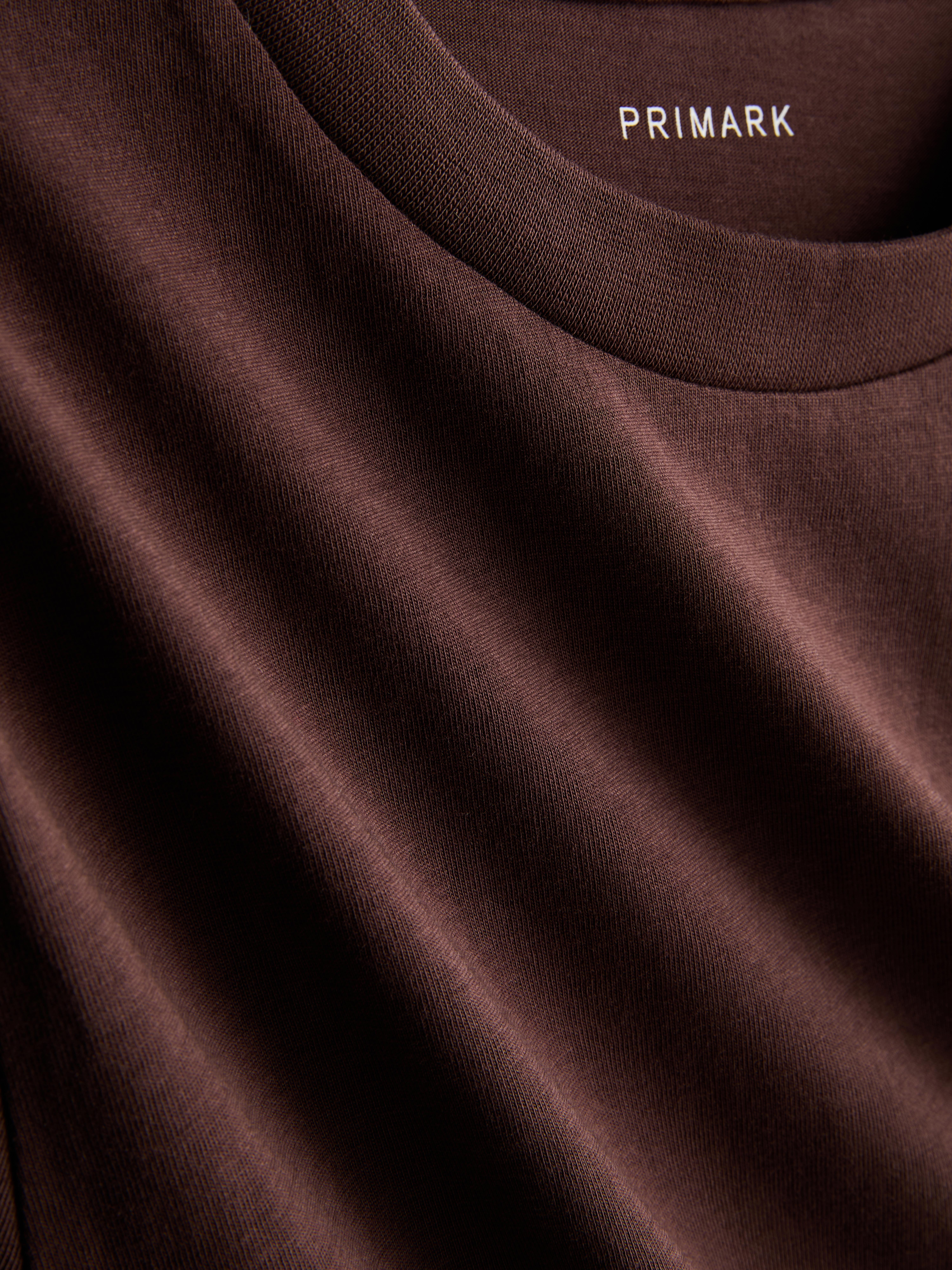 Základný model bavlneného trička s výstrihom ku krku