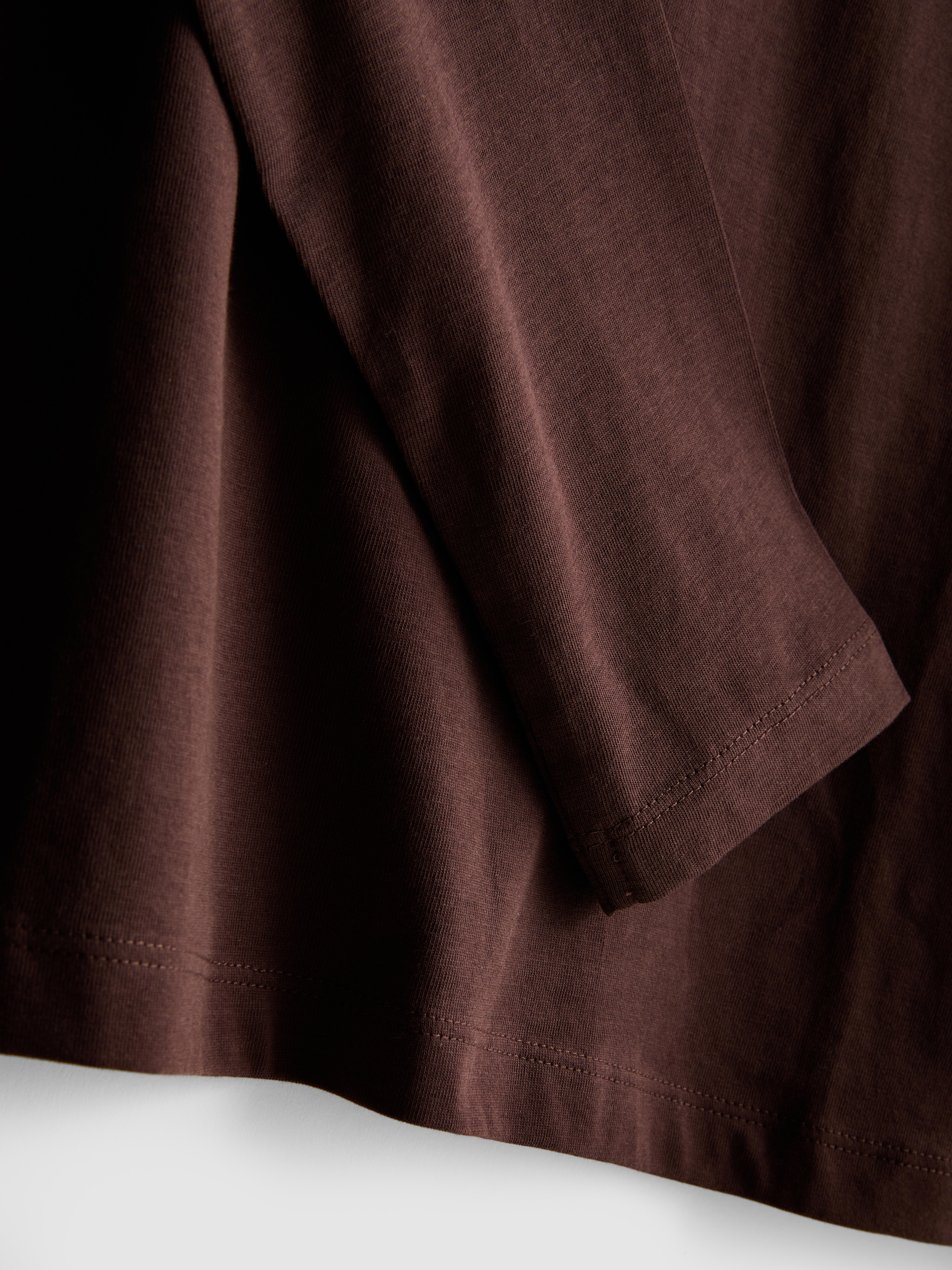 Základný model bavlneného trička s výstrihom ku krku