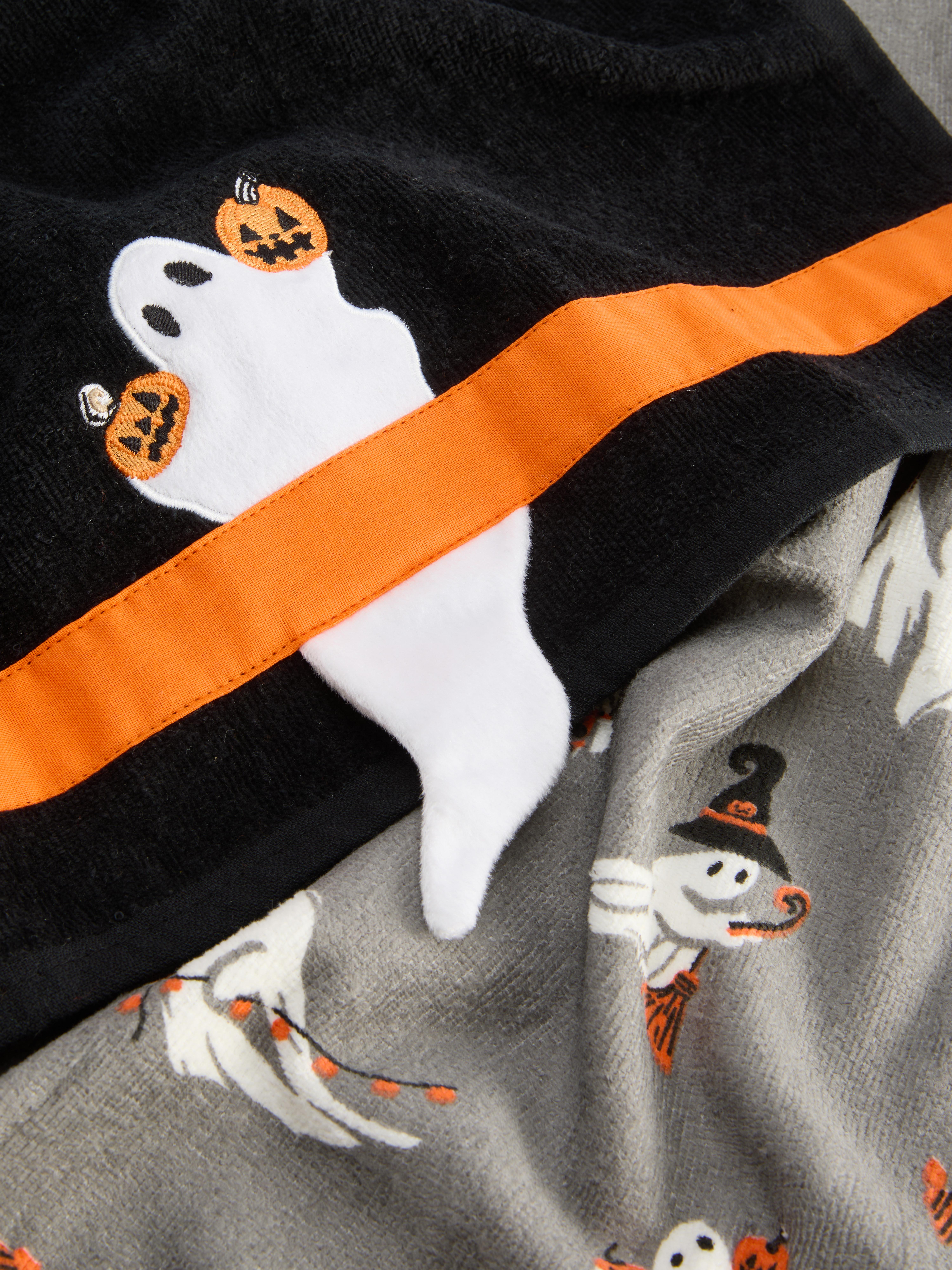 Originelle Halloween-Geschirrtücher, 2er-Pack