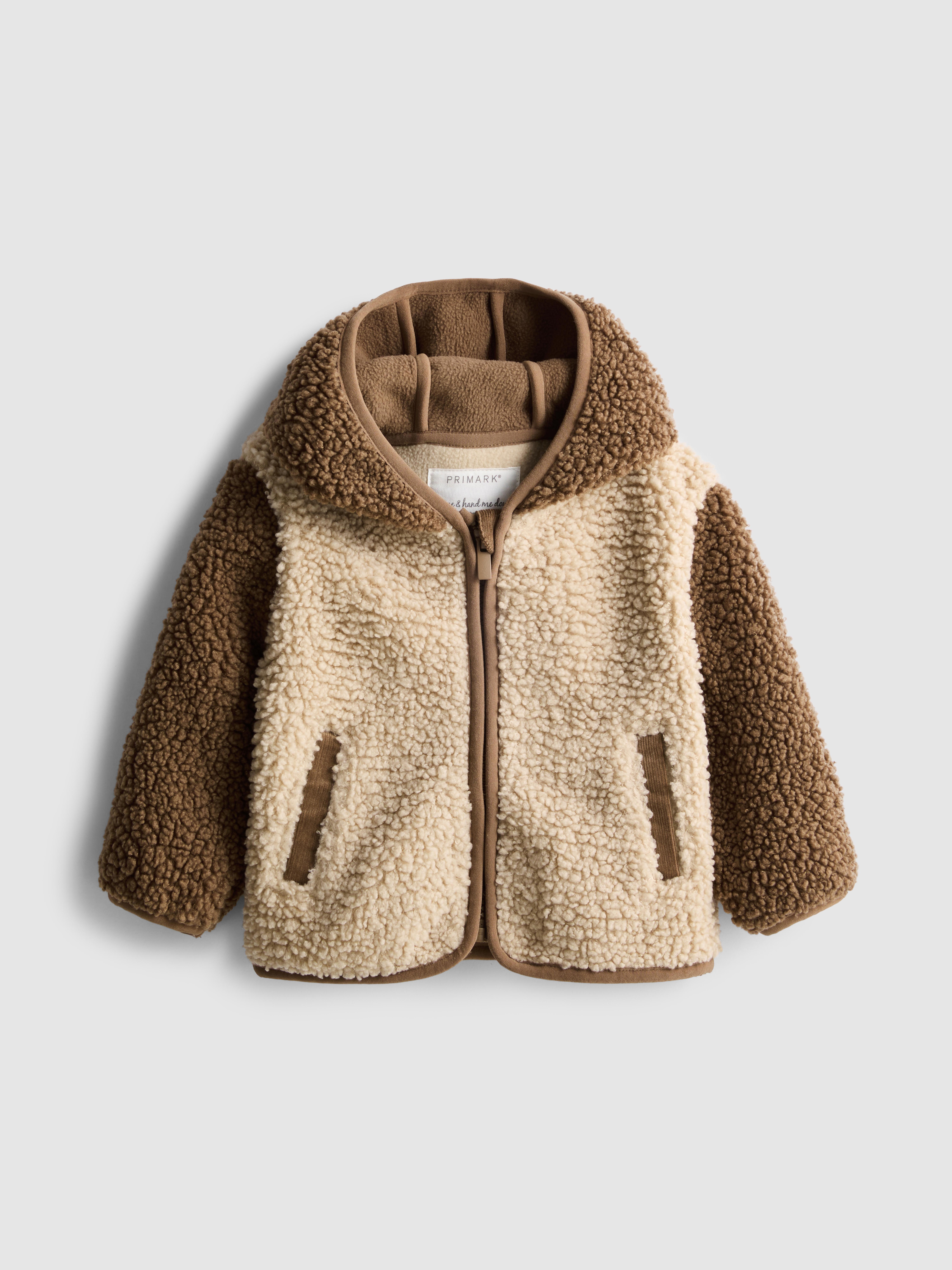 0-36mths | Borg Zip-Up Jacket