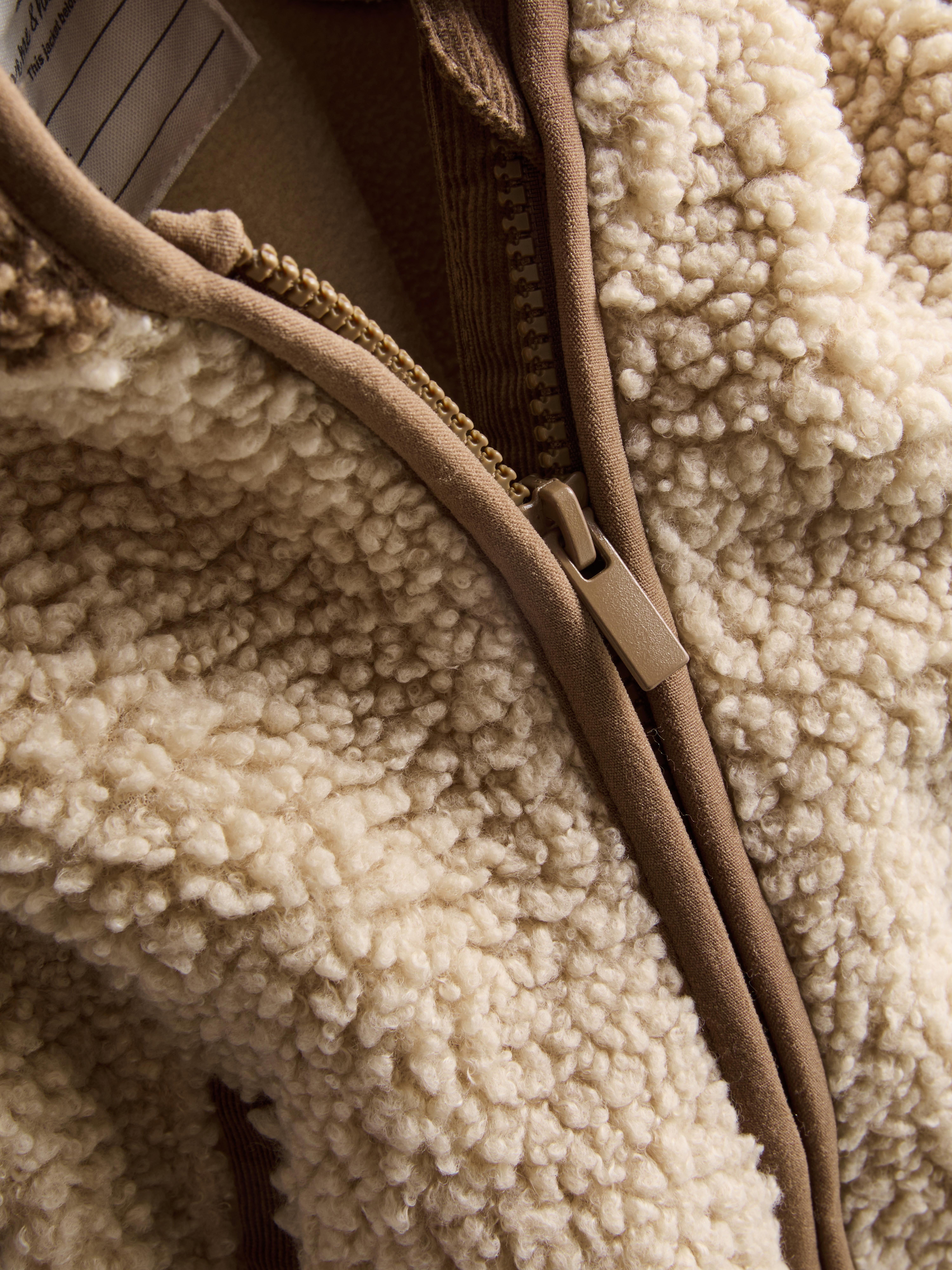 0-36mths | Borg Zip-Up Jacket