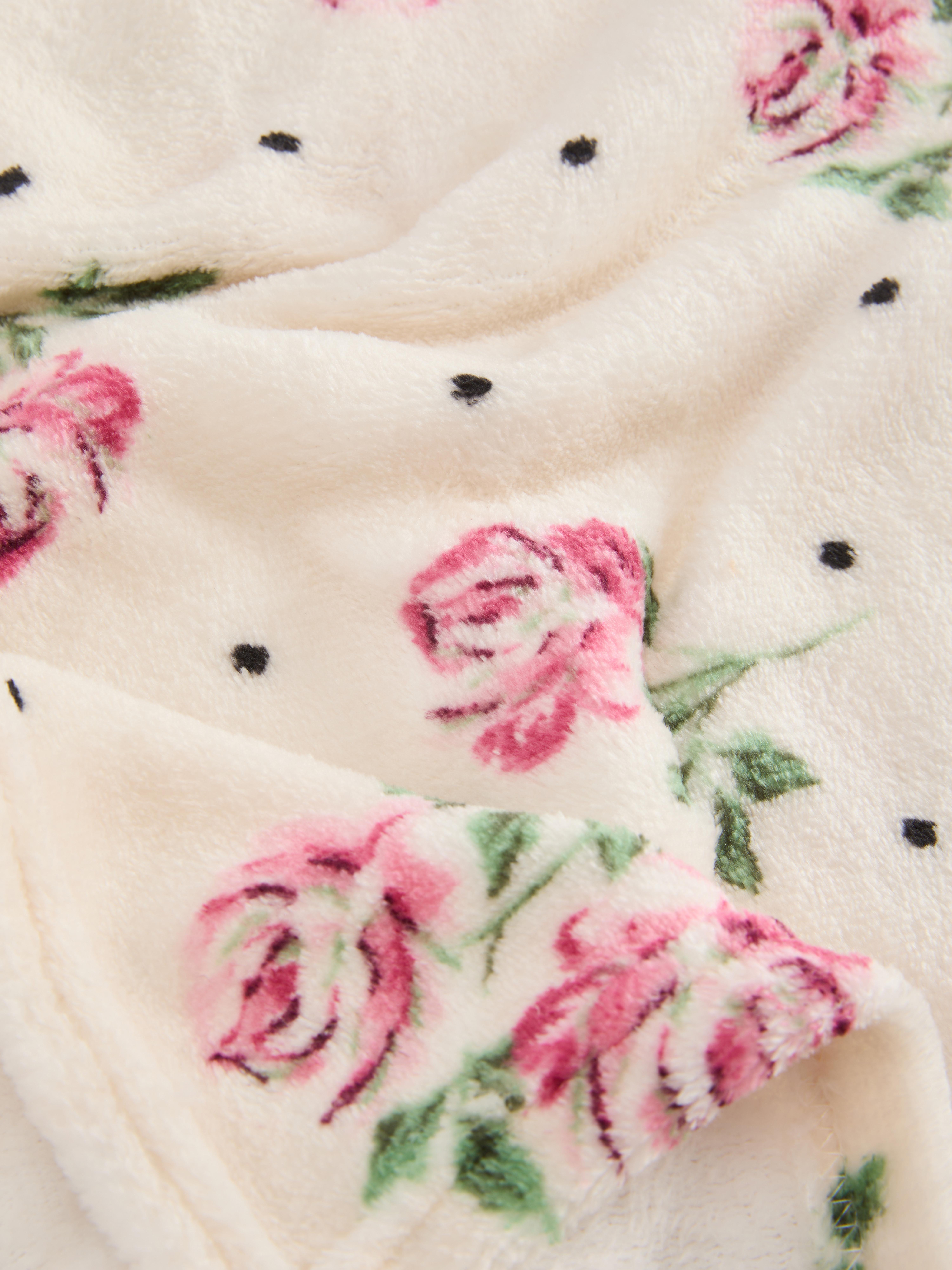 Rose And Dot Throw