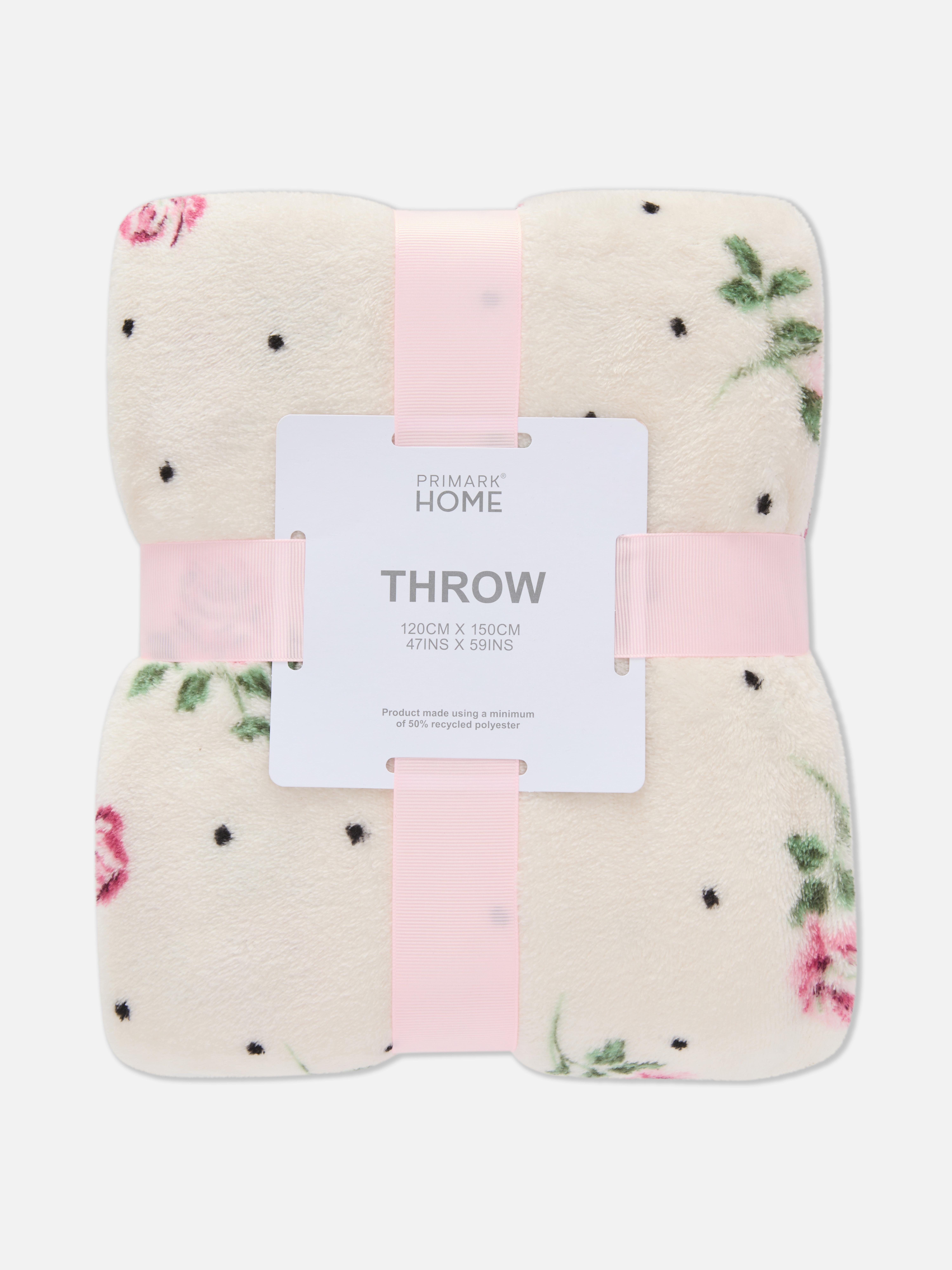 Rose And Dot Throw