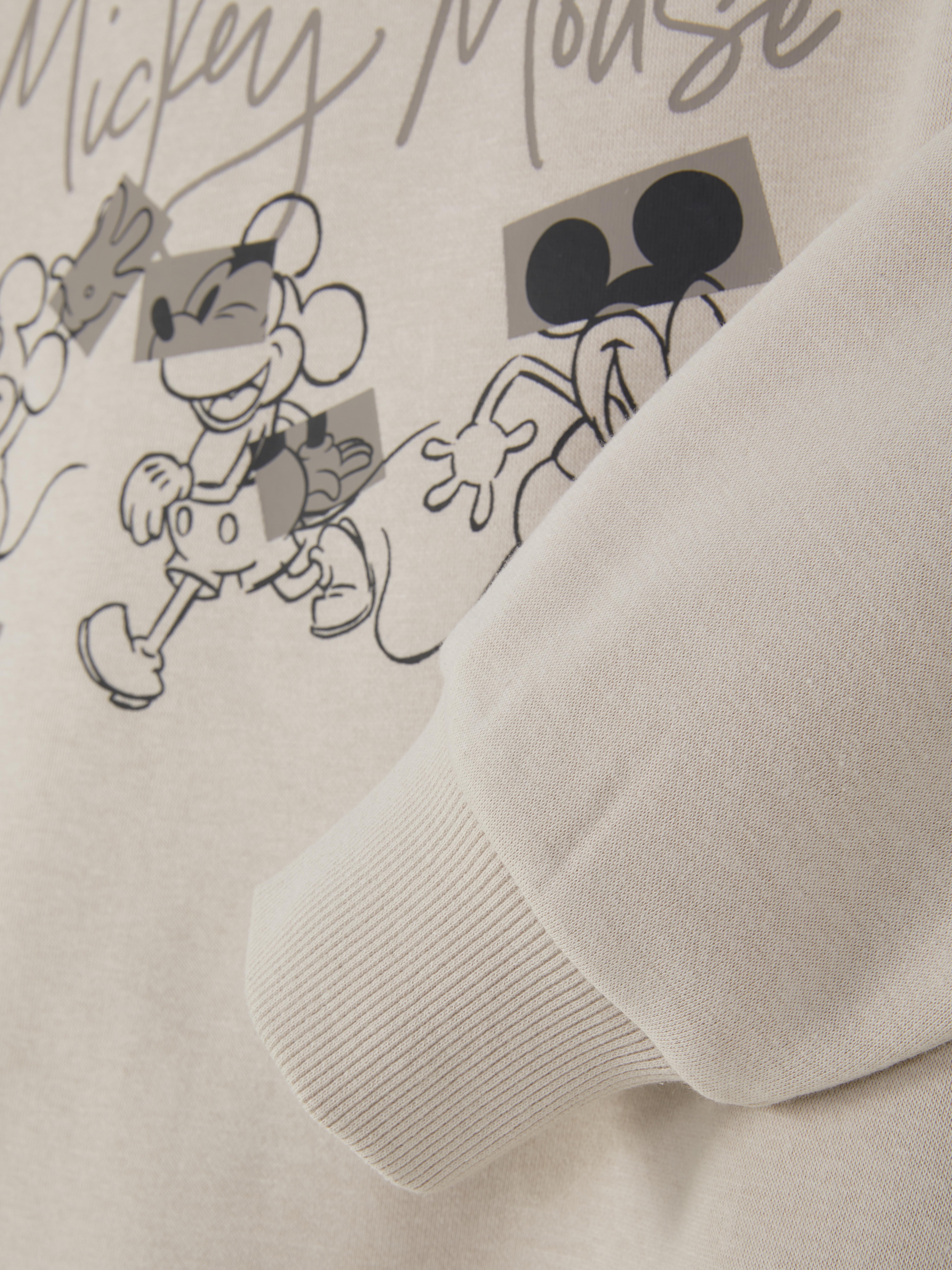 Felpa con cappuccio e grafica Topolino Disney