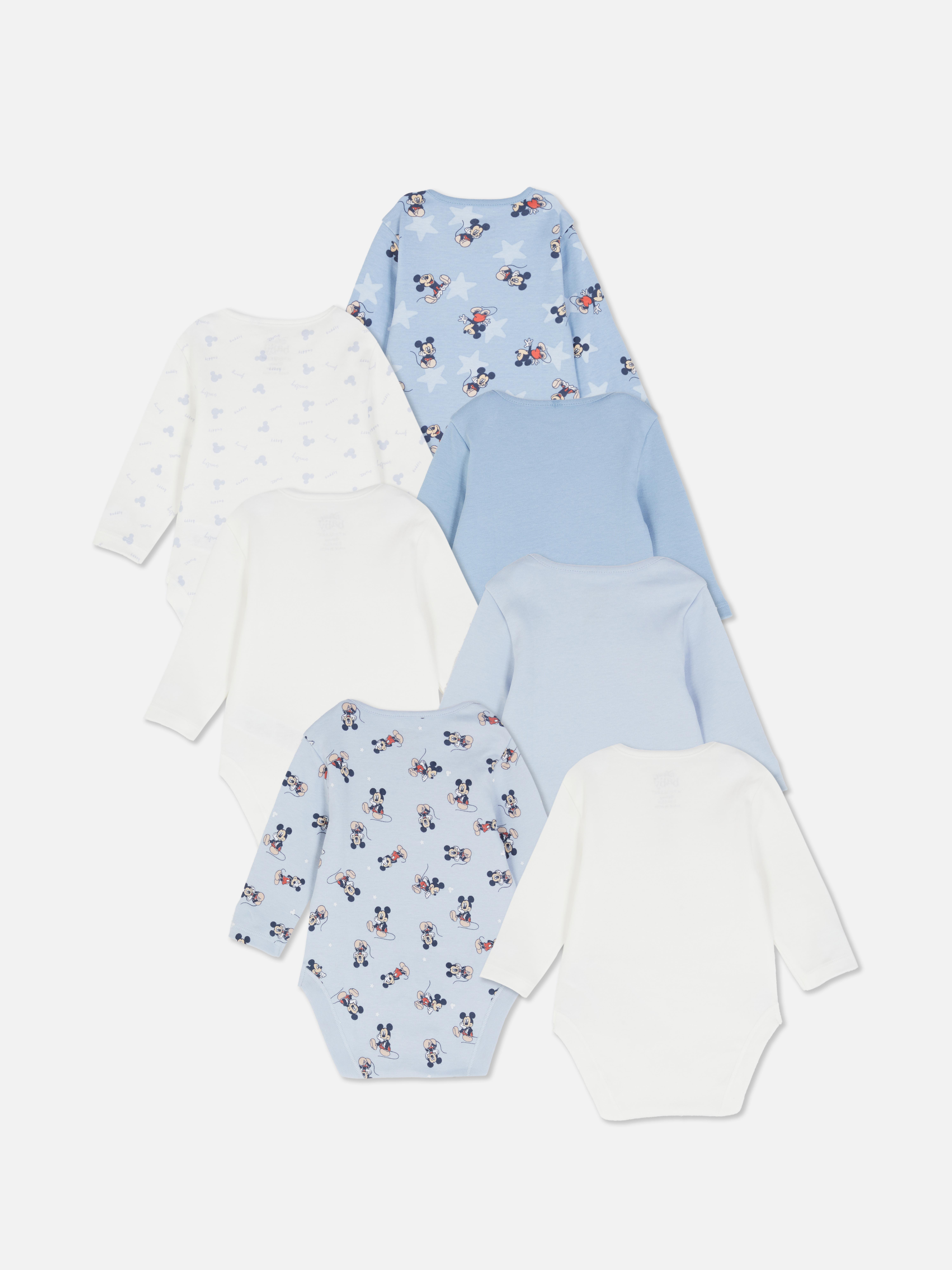 0-36mths | 7pk Disney’s Mickey Mouse Long Sleeve Bodysuits