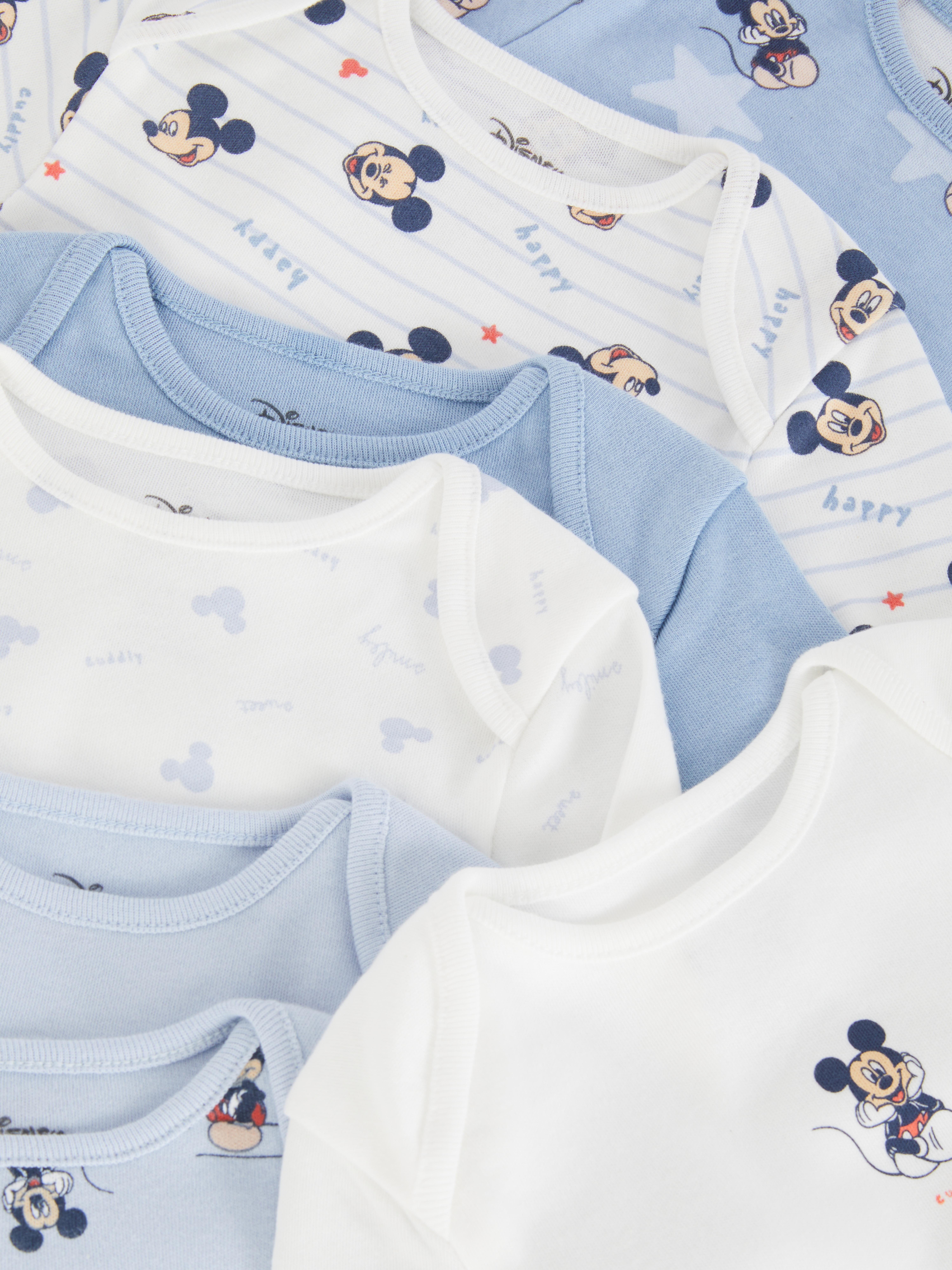 0-36mths | 7pk Disney’s Mickey Mouse Long Sleeve Bodysuits