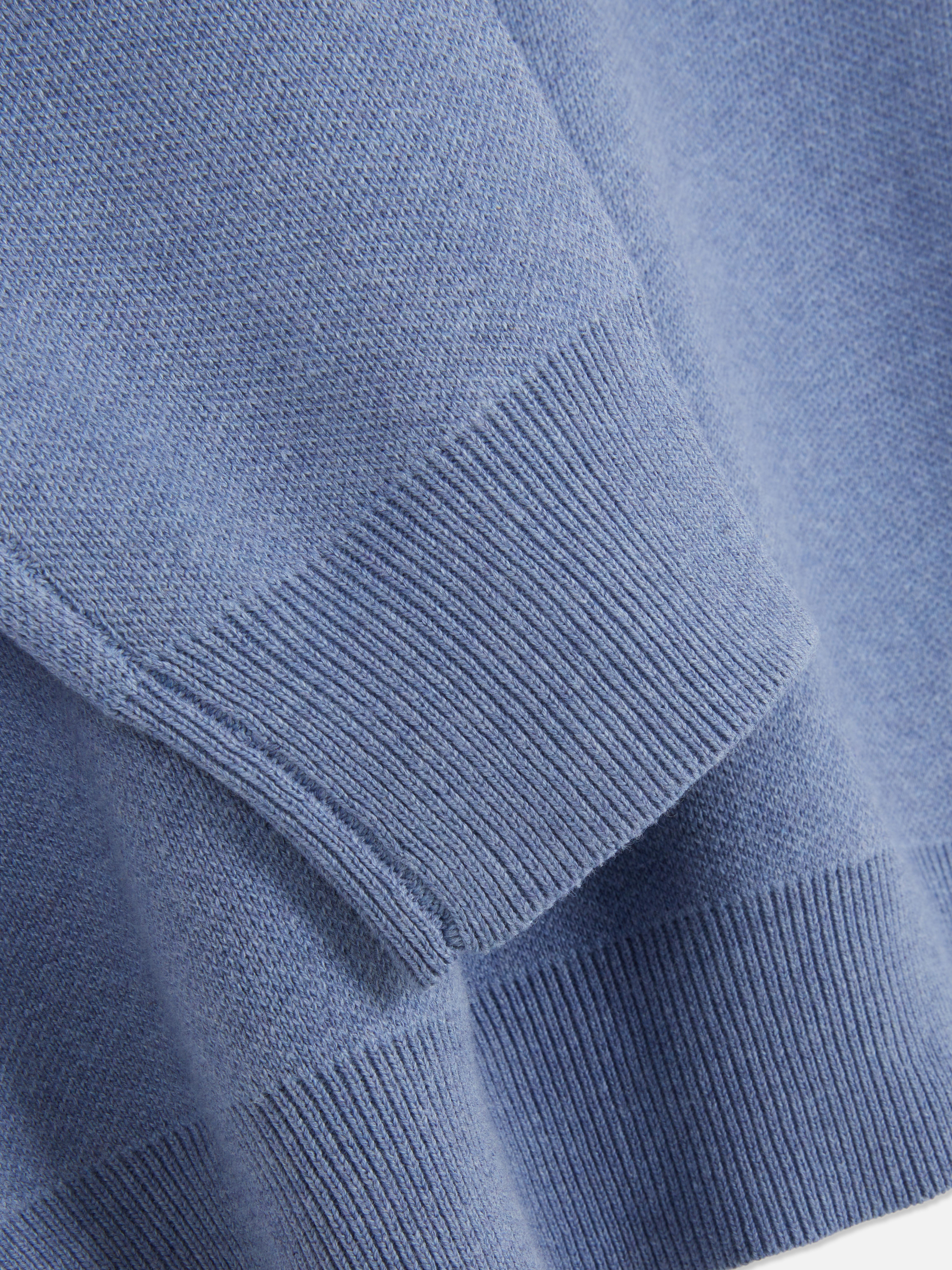 Pull à col cheminée zippé