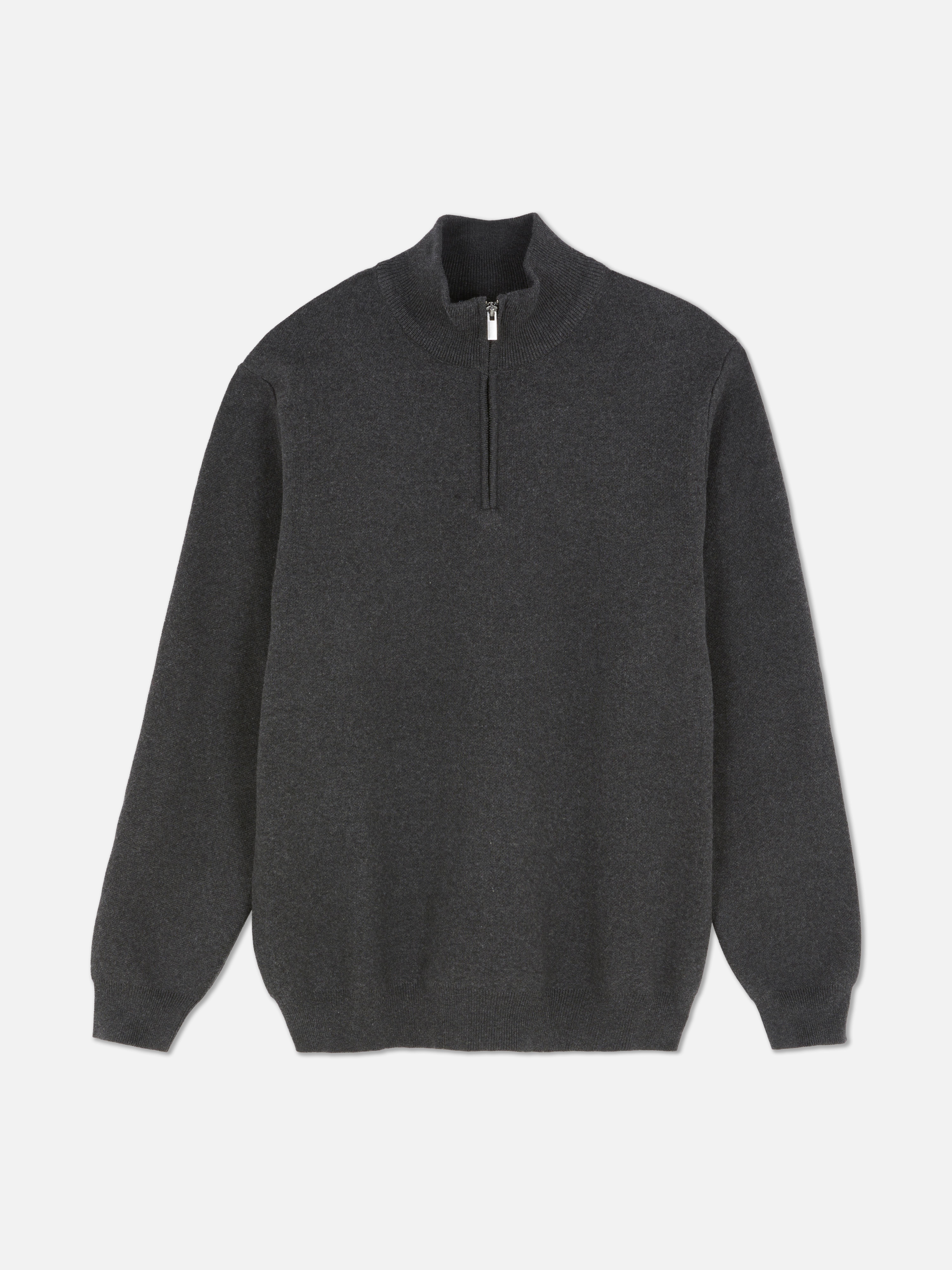 Pull à col cheminée zippé