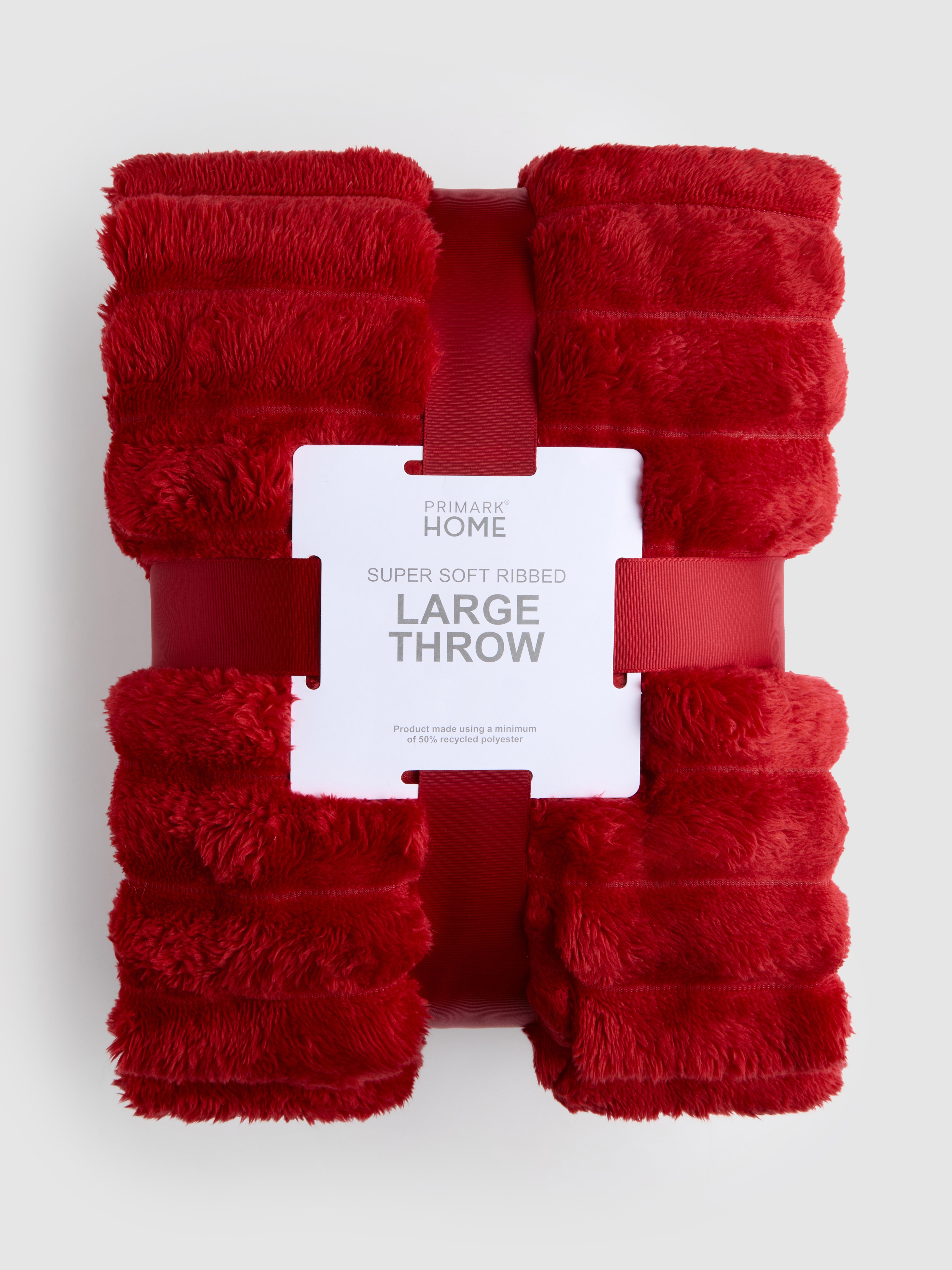 Larger Ribbed Throw