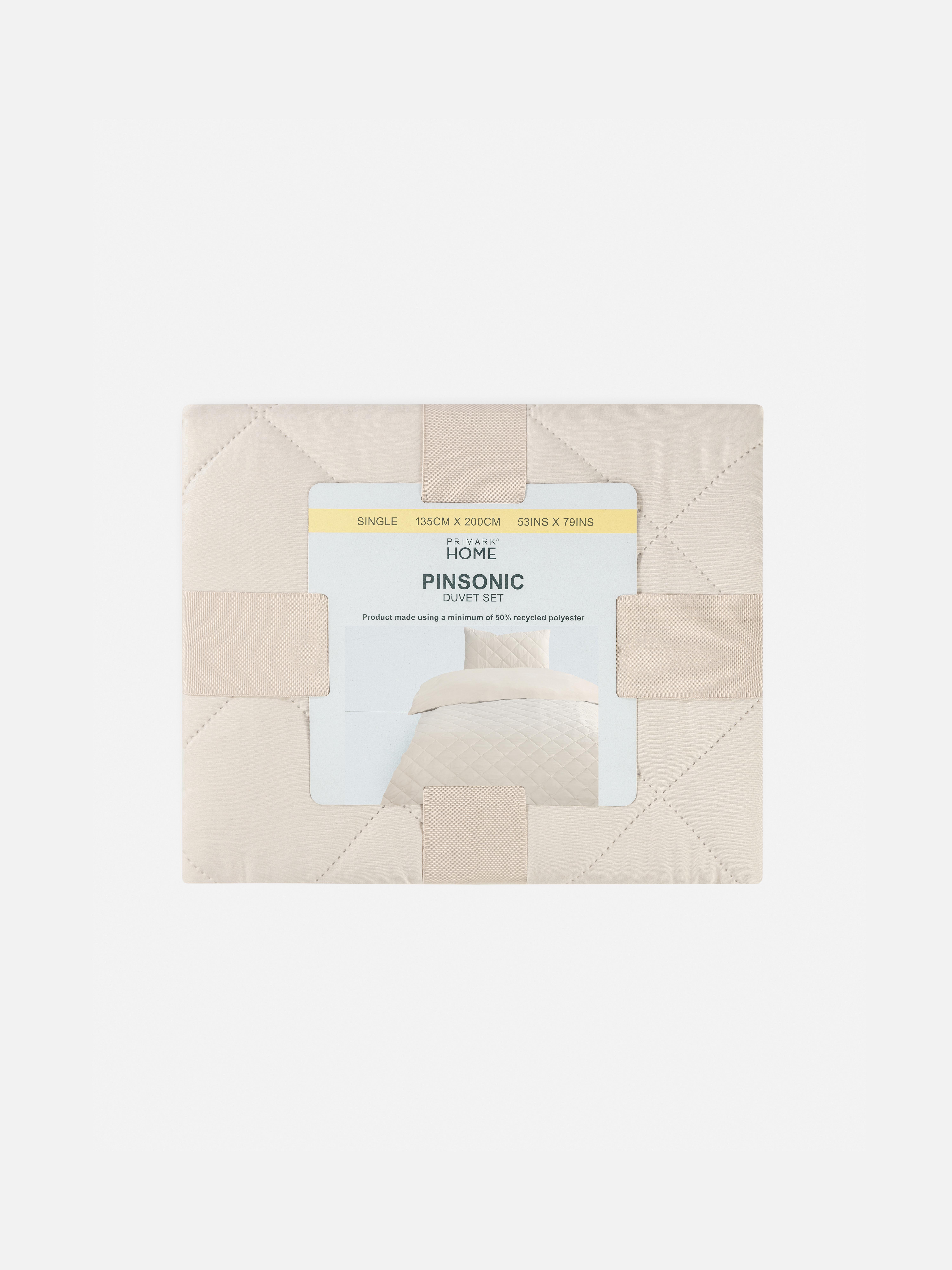 Pinsonic Diamond Single Duvet Cover Set