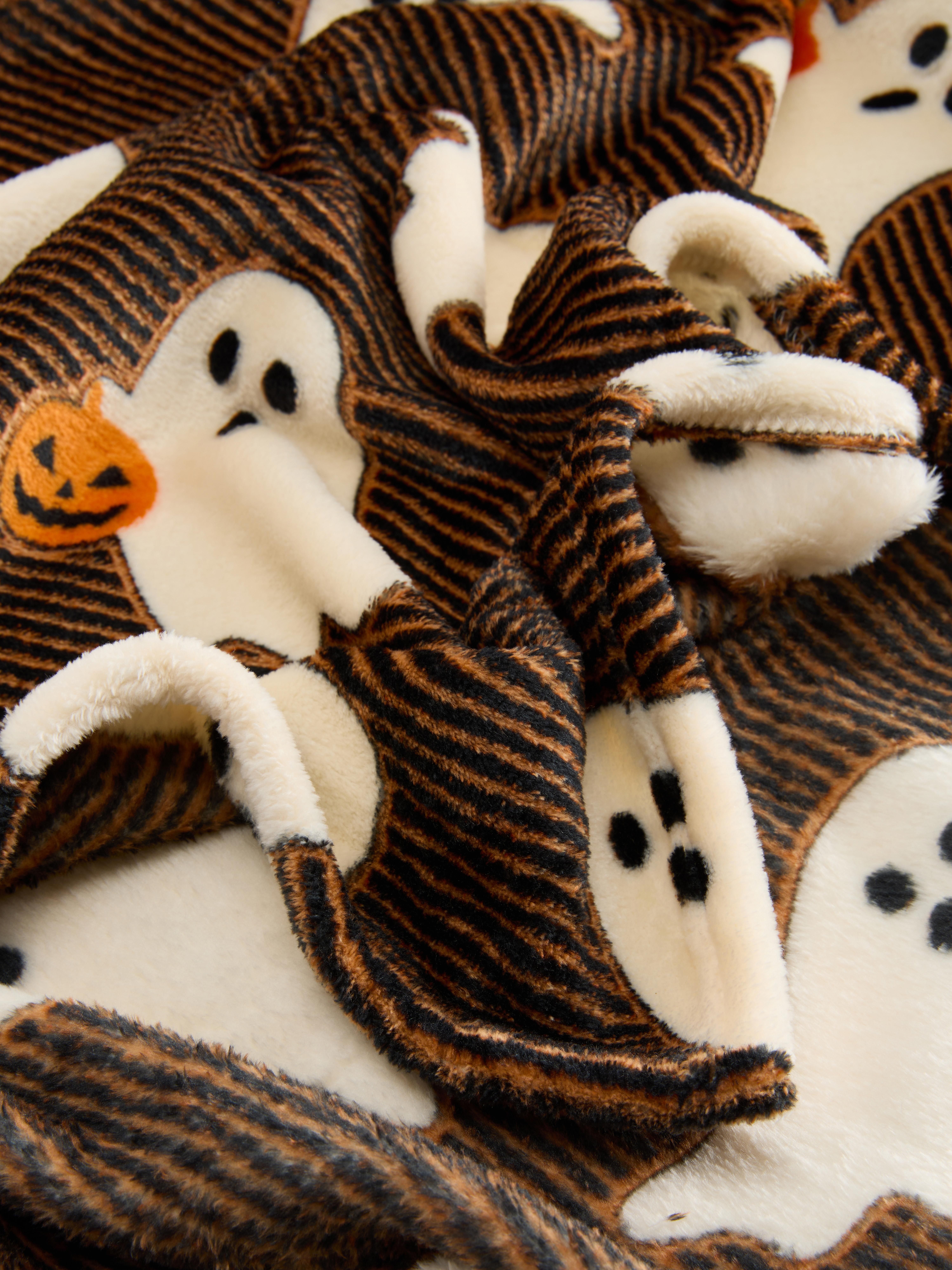 Gerippter Halloween-Überwurf mit Geist-Design