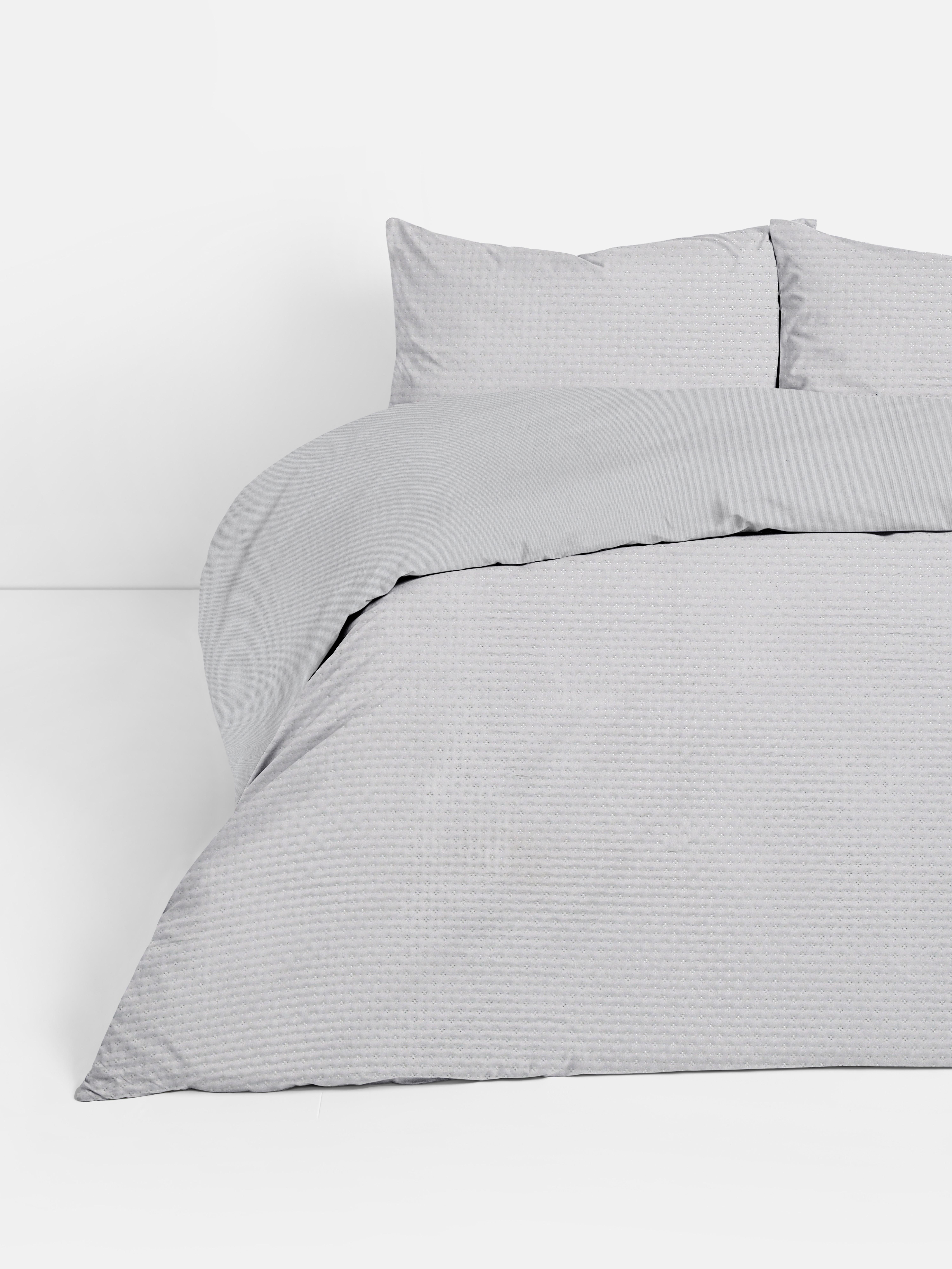 Bettwäscheset mit Ultraschall-Rautensteppung, Kingsize