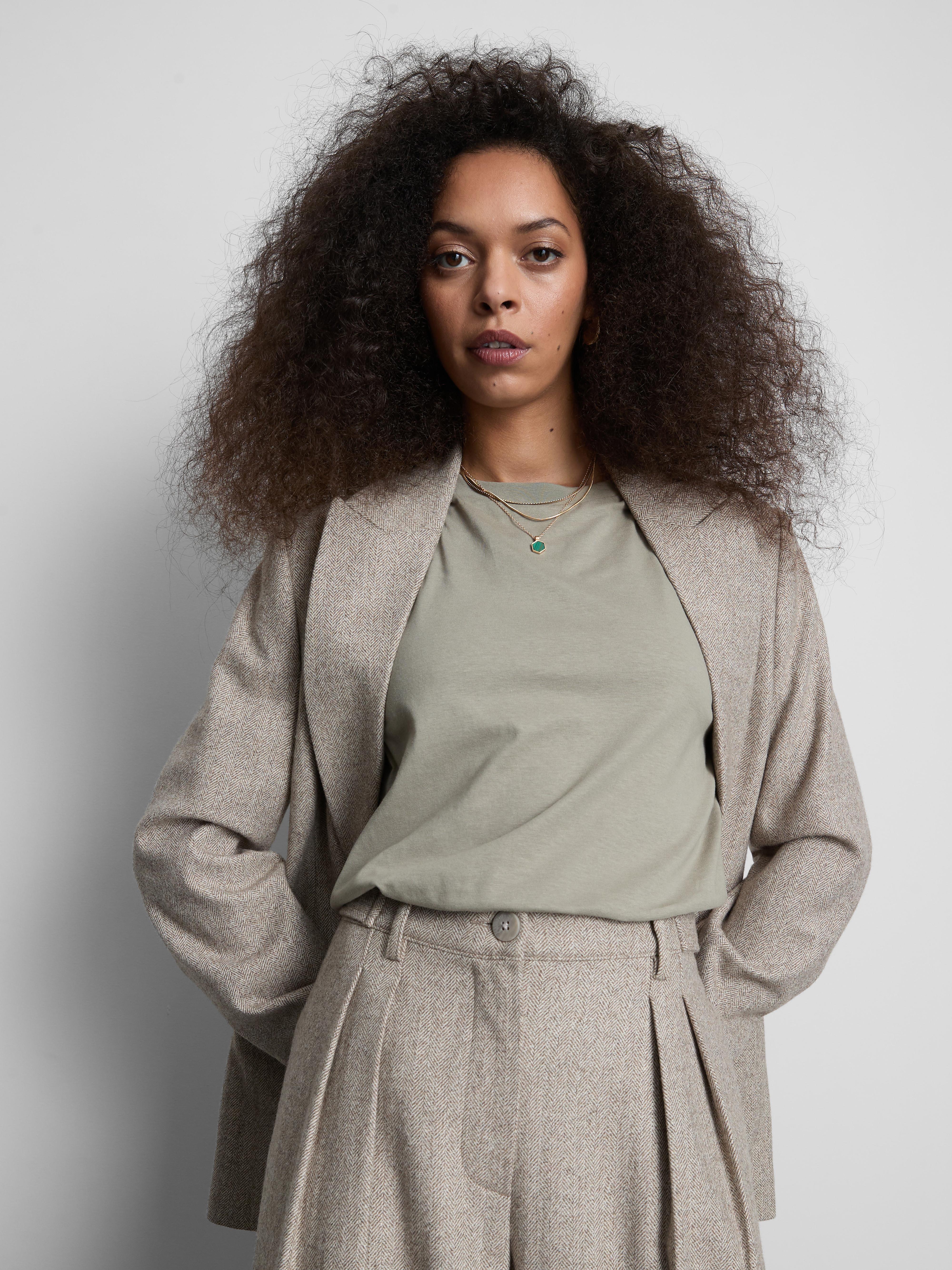 Cotton Crew Neck Tee