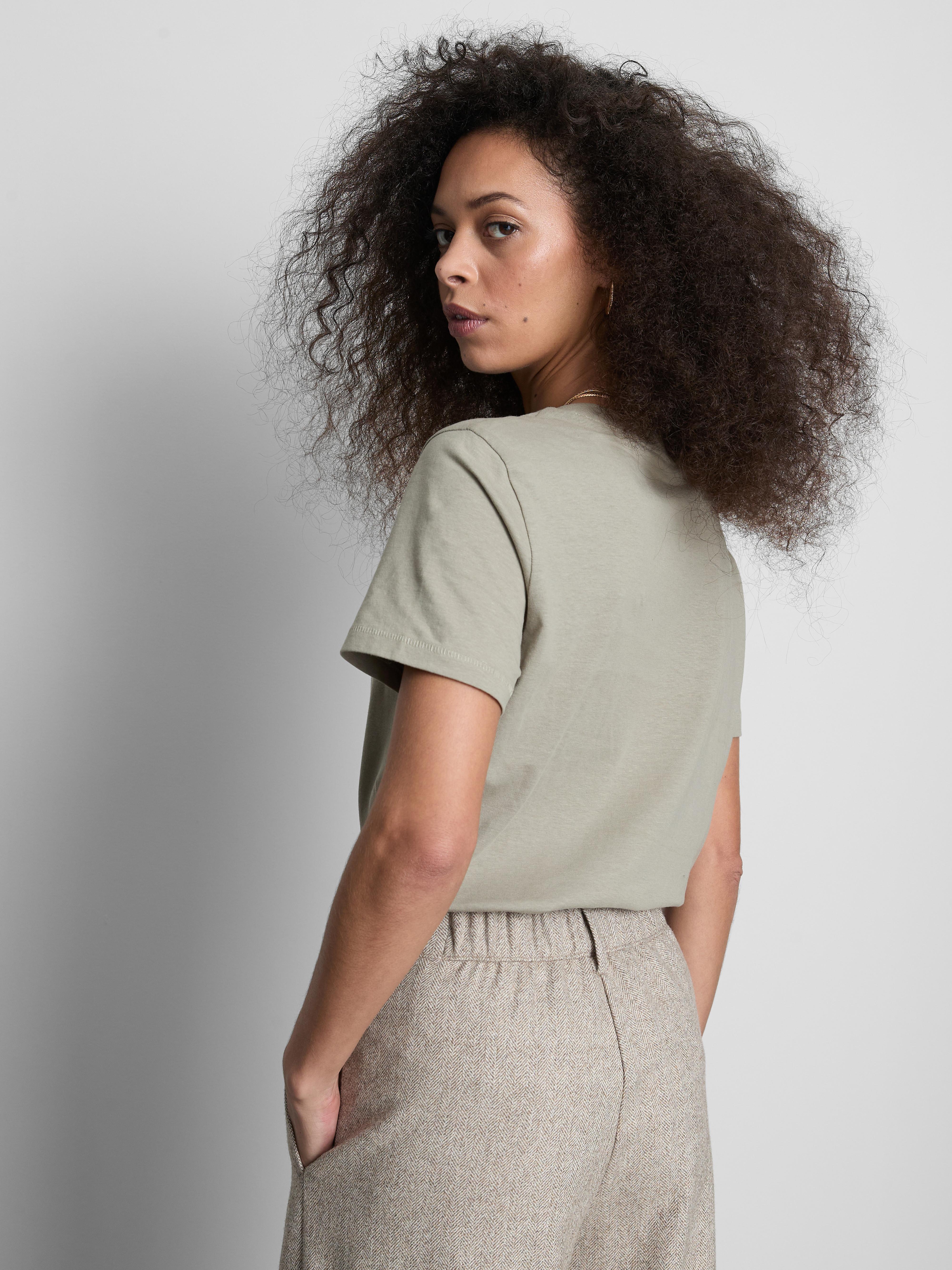 Cotton Crew Neck Tee