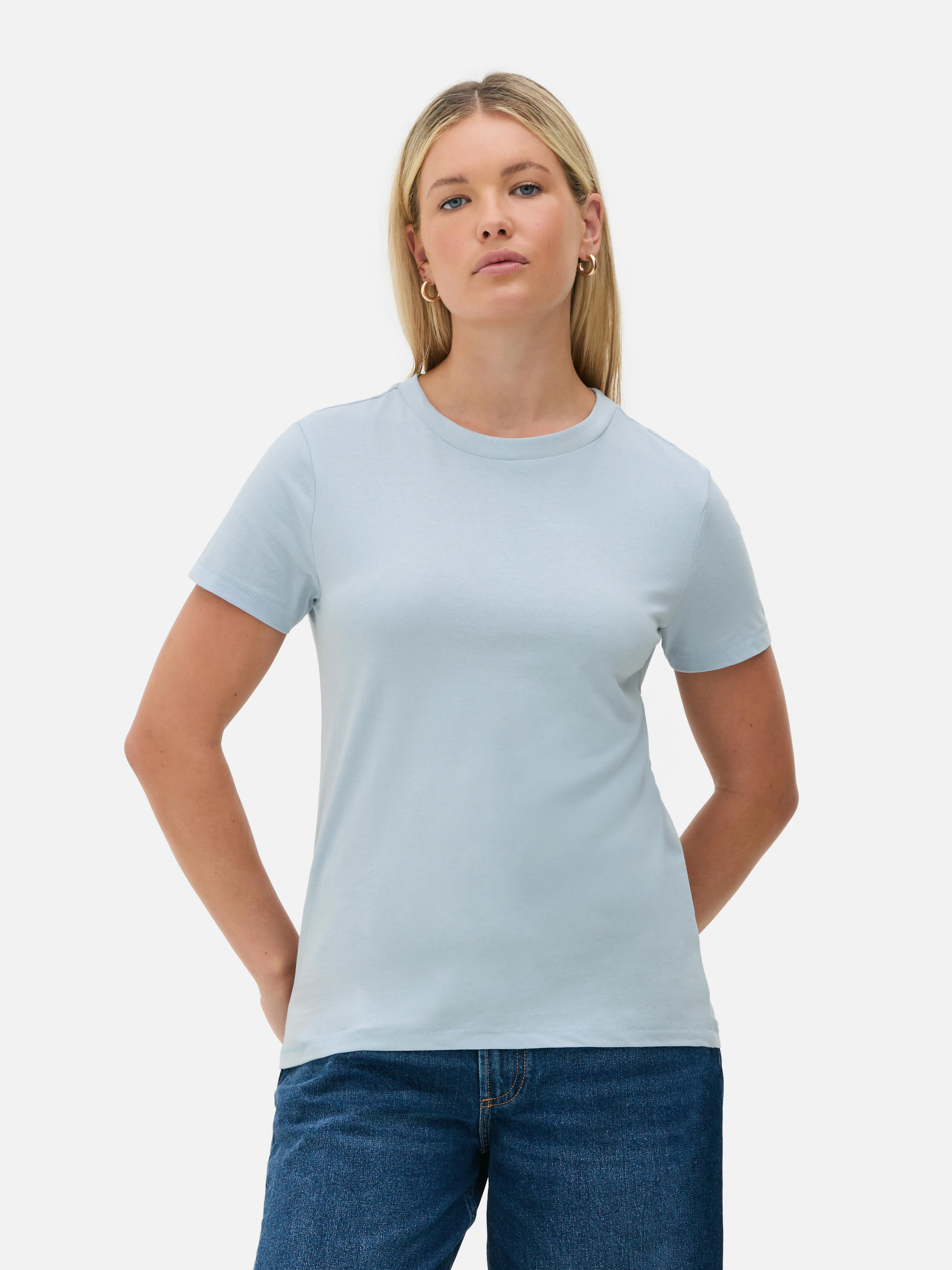 Cotton Crew Neck Tee