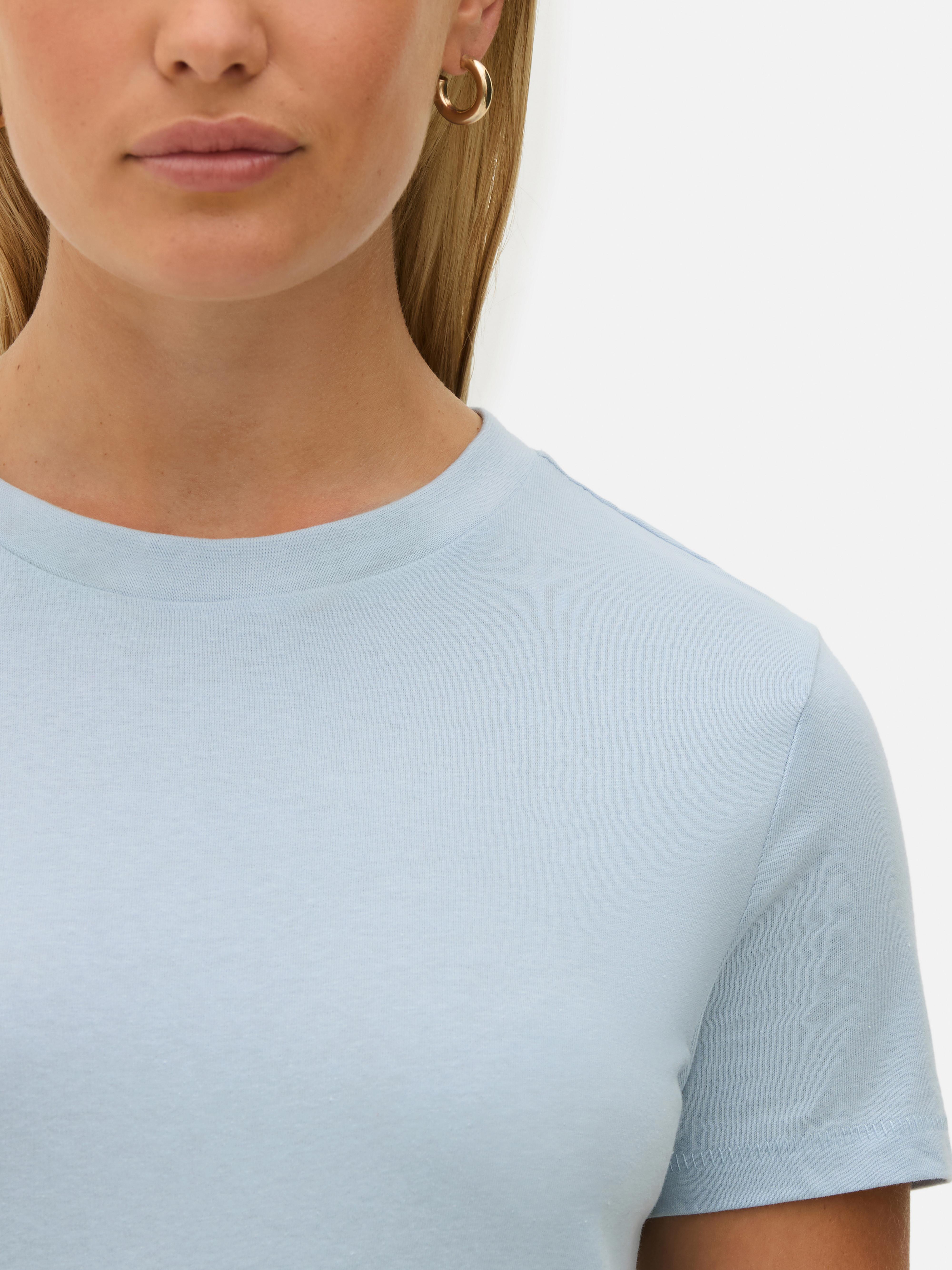 Cotton Crew Neck Tee