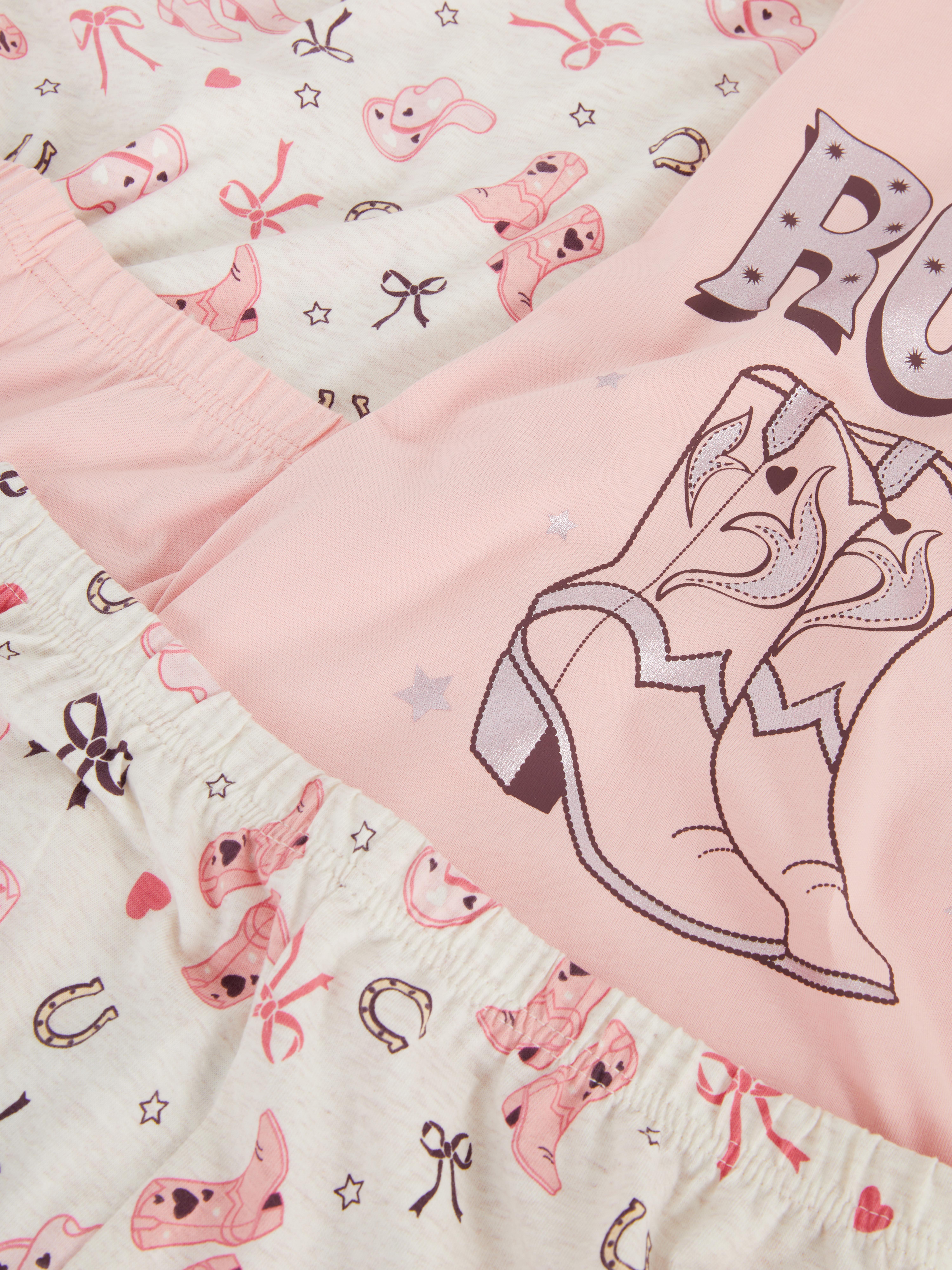 7-15yrs | 2pk Western Graphic Pyjamas