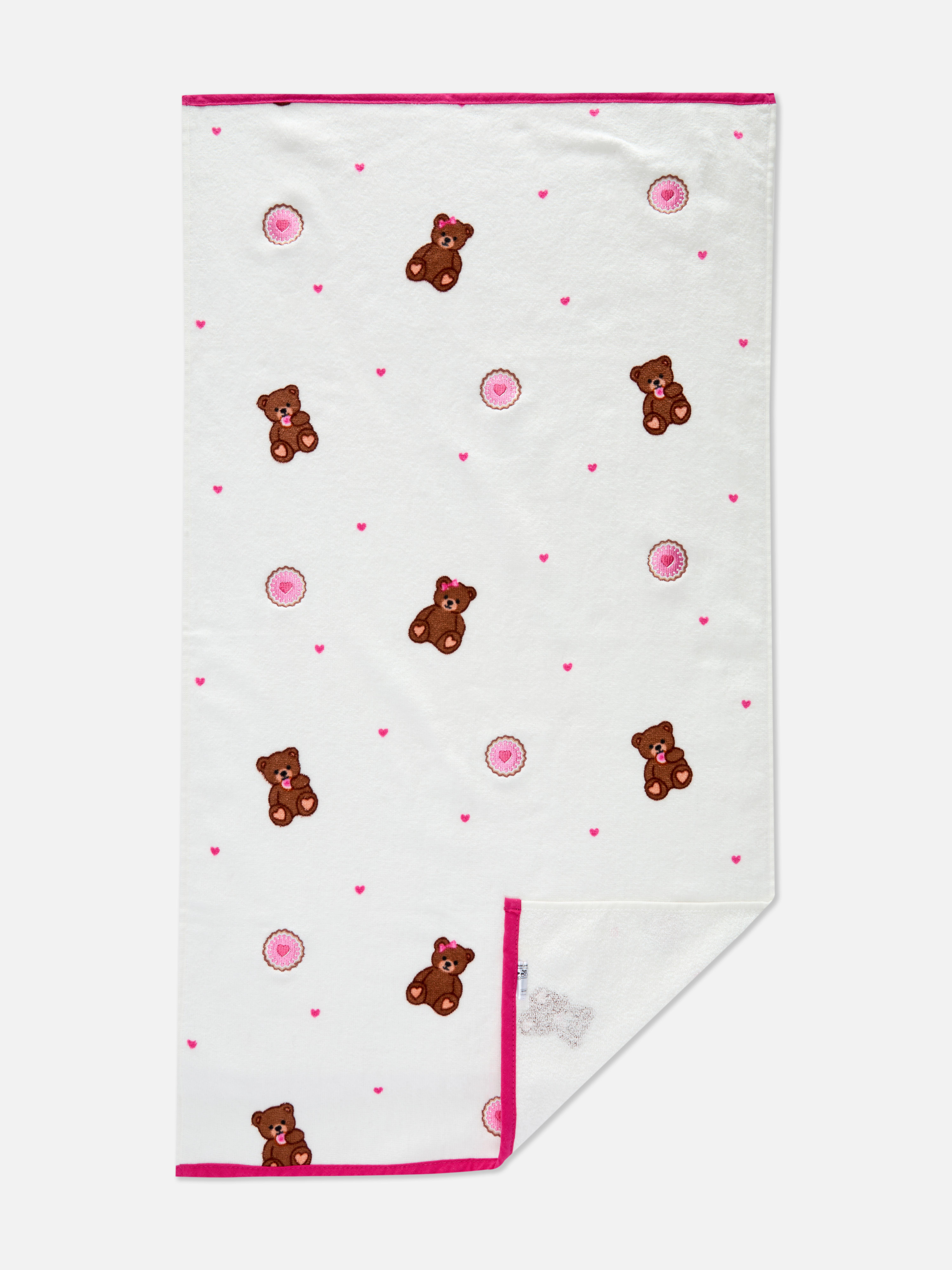 Toalla de baño con ositos de peluche