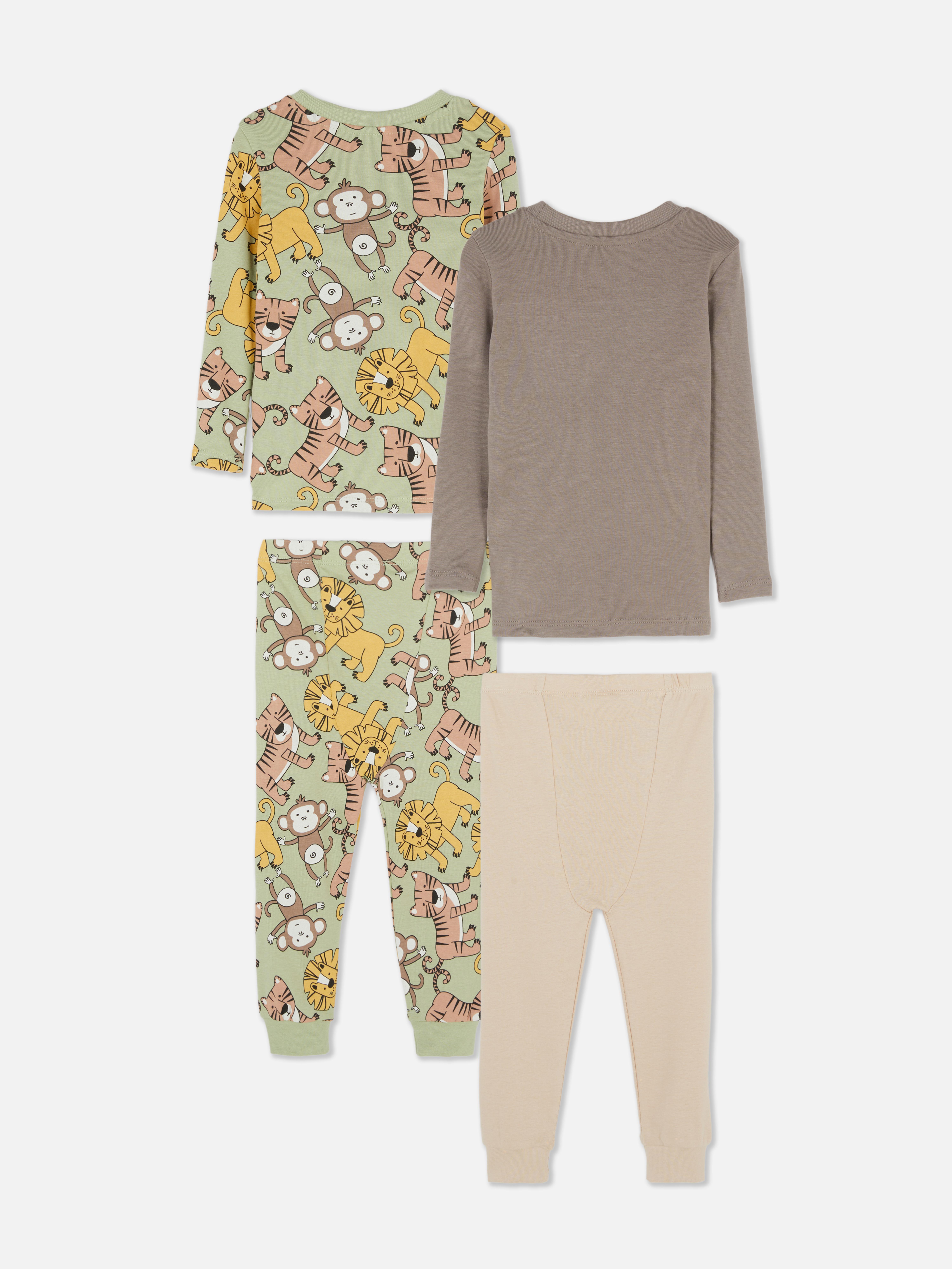 0-36mths | 2pk Patterned Long Pajamas