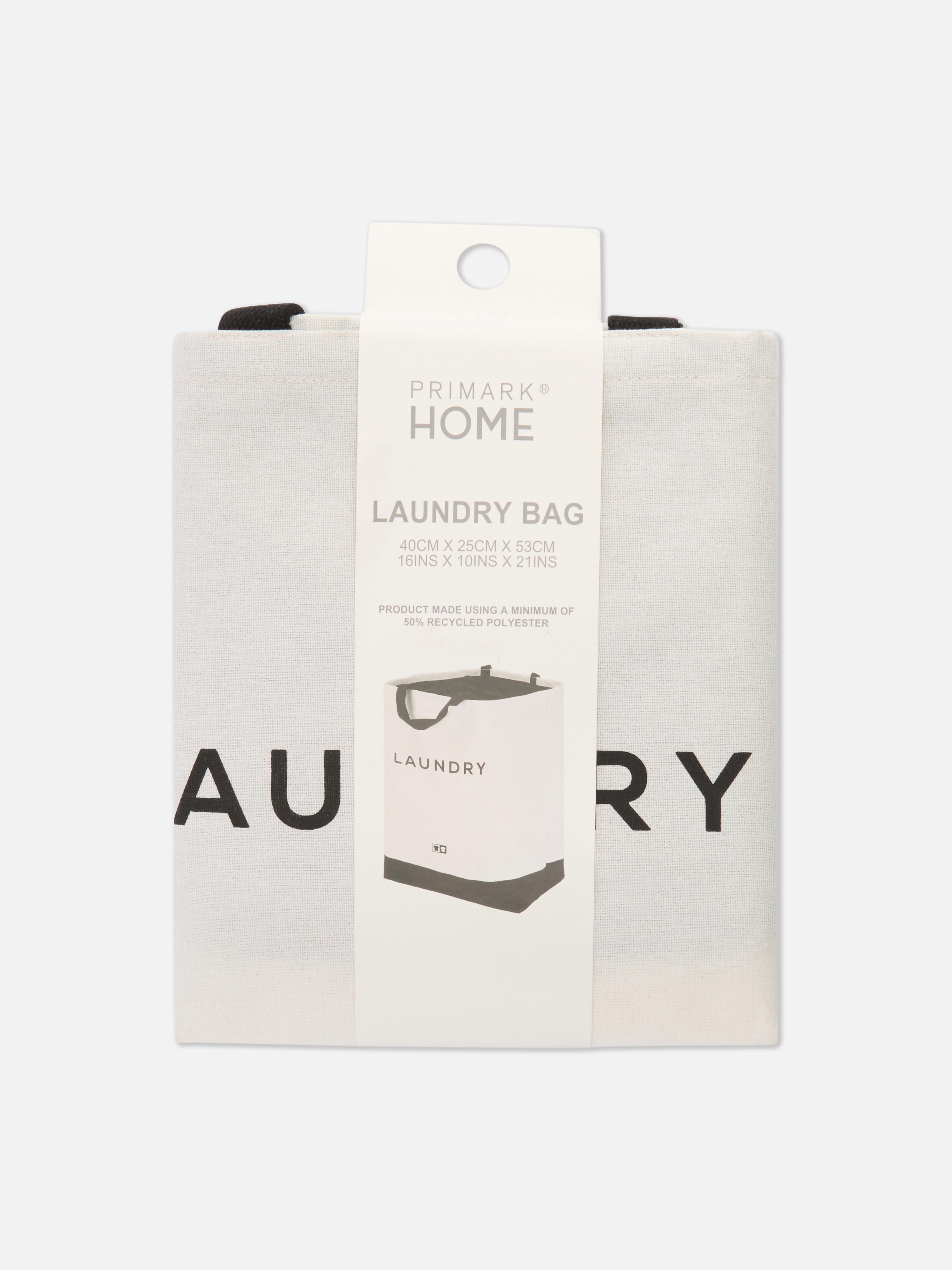 Sac à linge sale bicolore