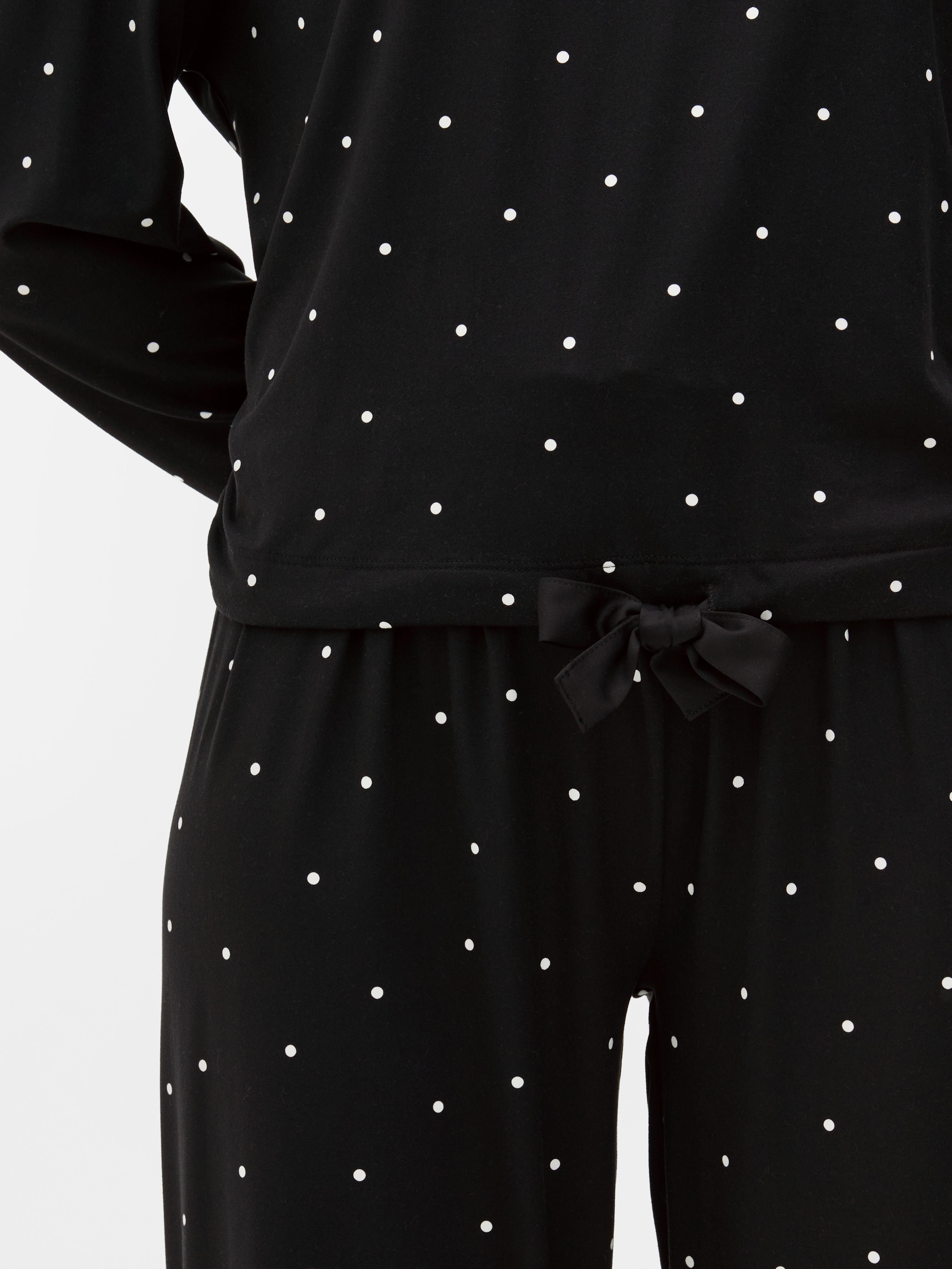 Polka Dot Long Pyjamas