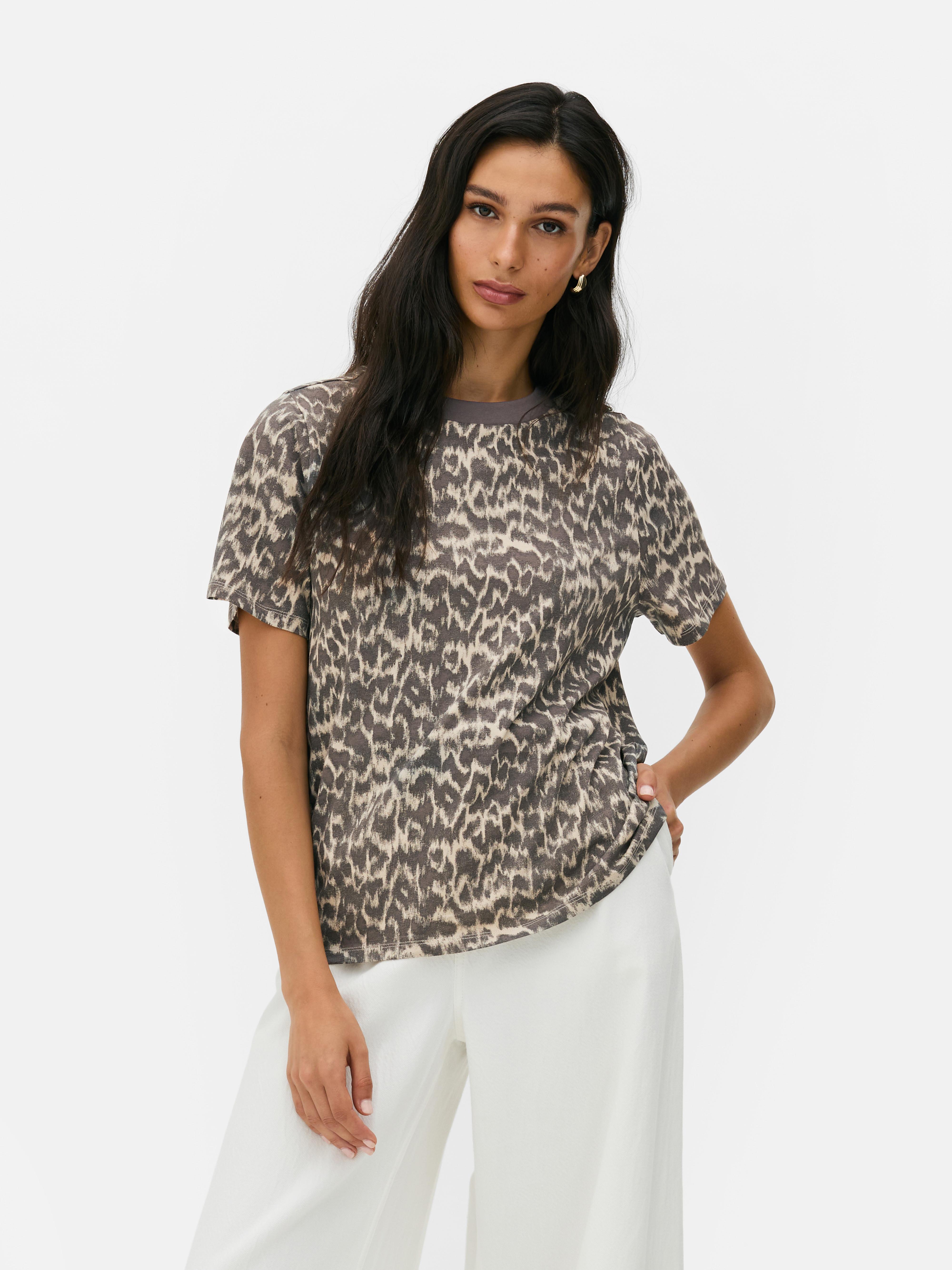 Cotton All Over Print Tee