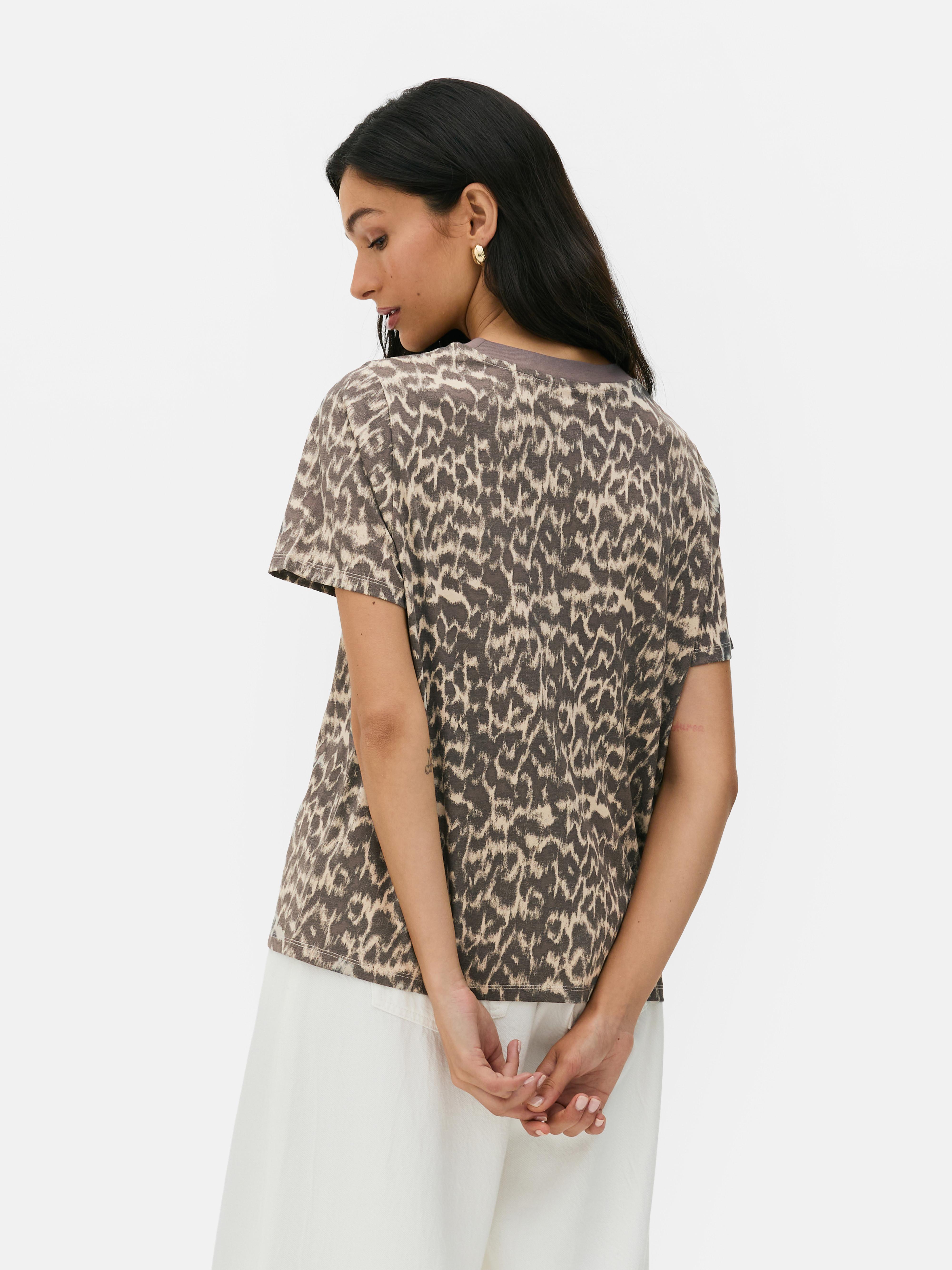 Cotton All Over Print Tee