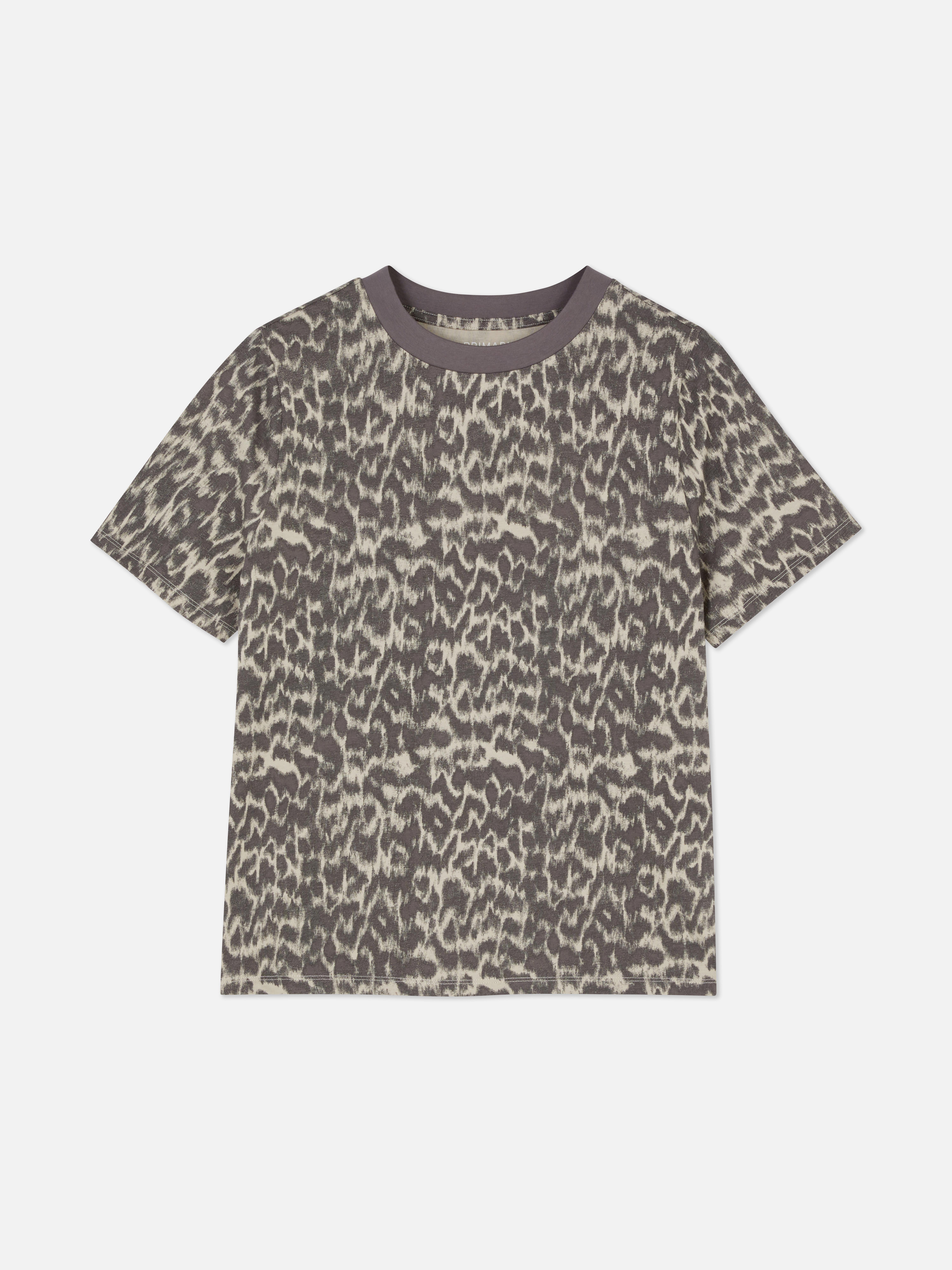 Cotton All Over Print Tee