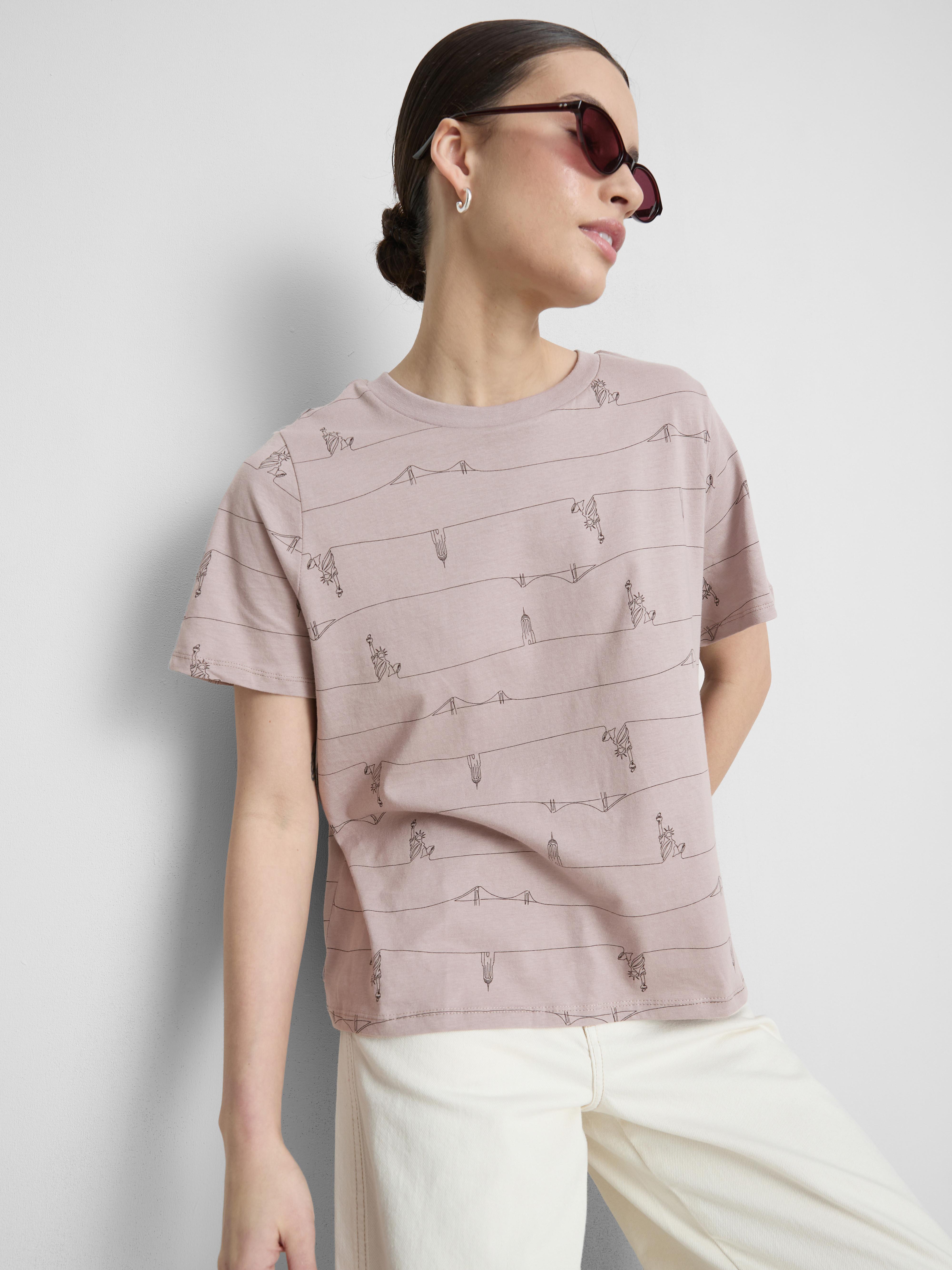 Cotton All Over Print Tee