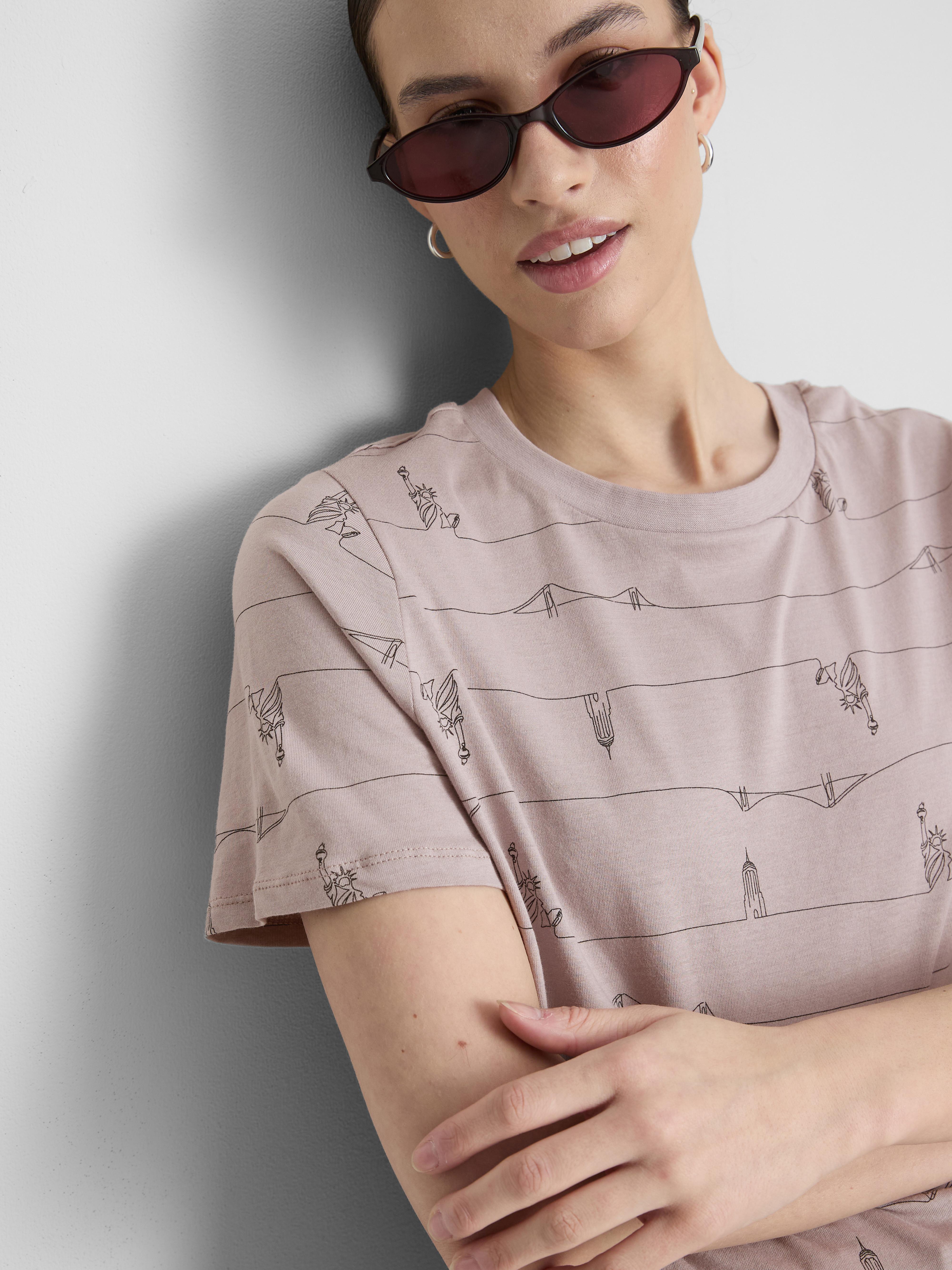 Cotton All Over Print Tee