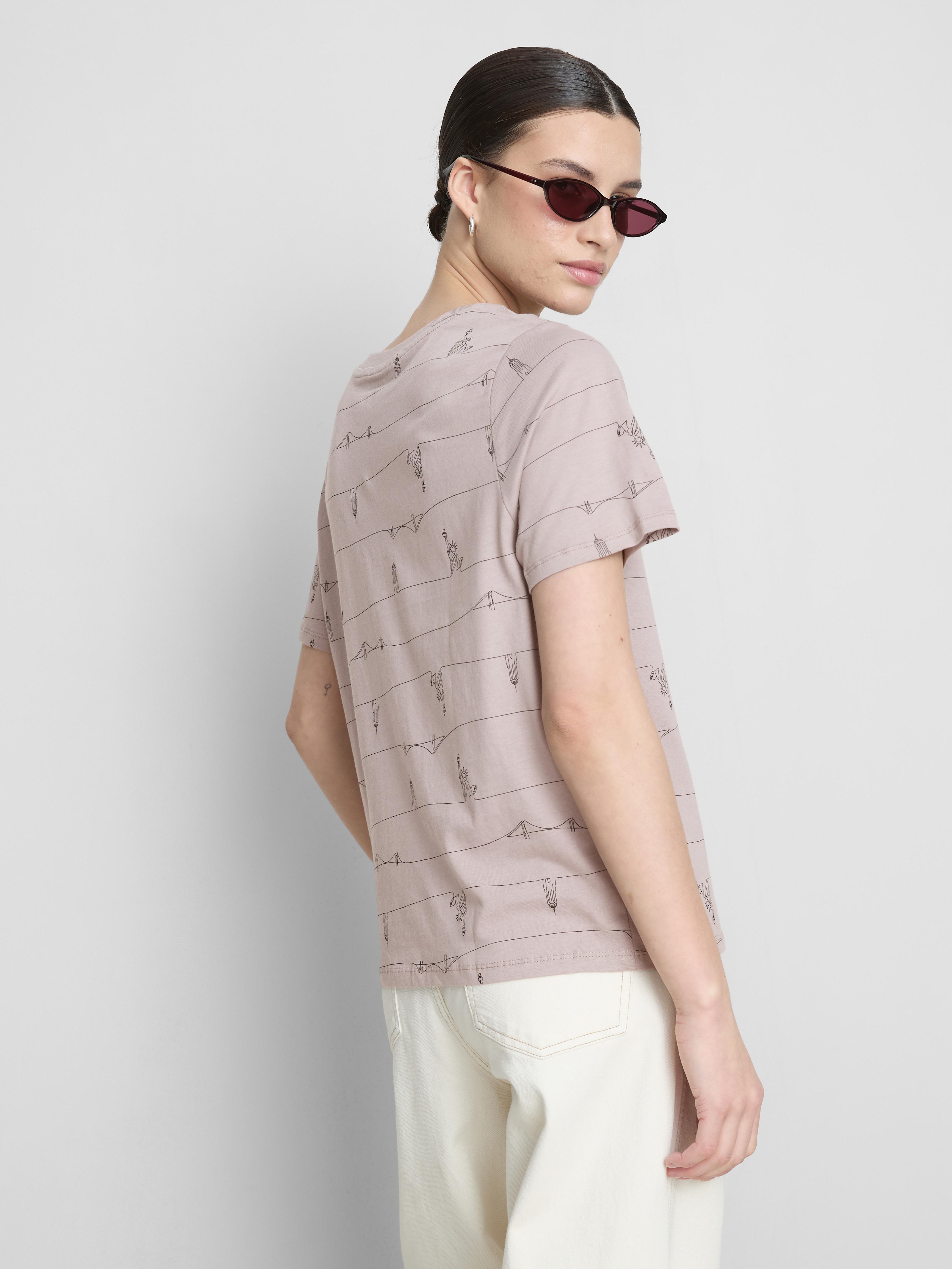 Cotton All Over Print Tee
