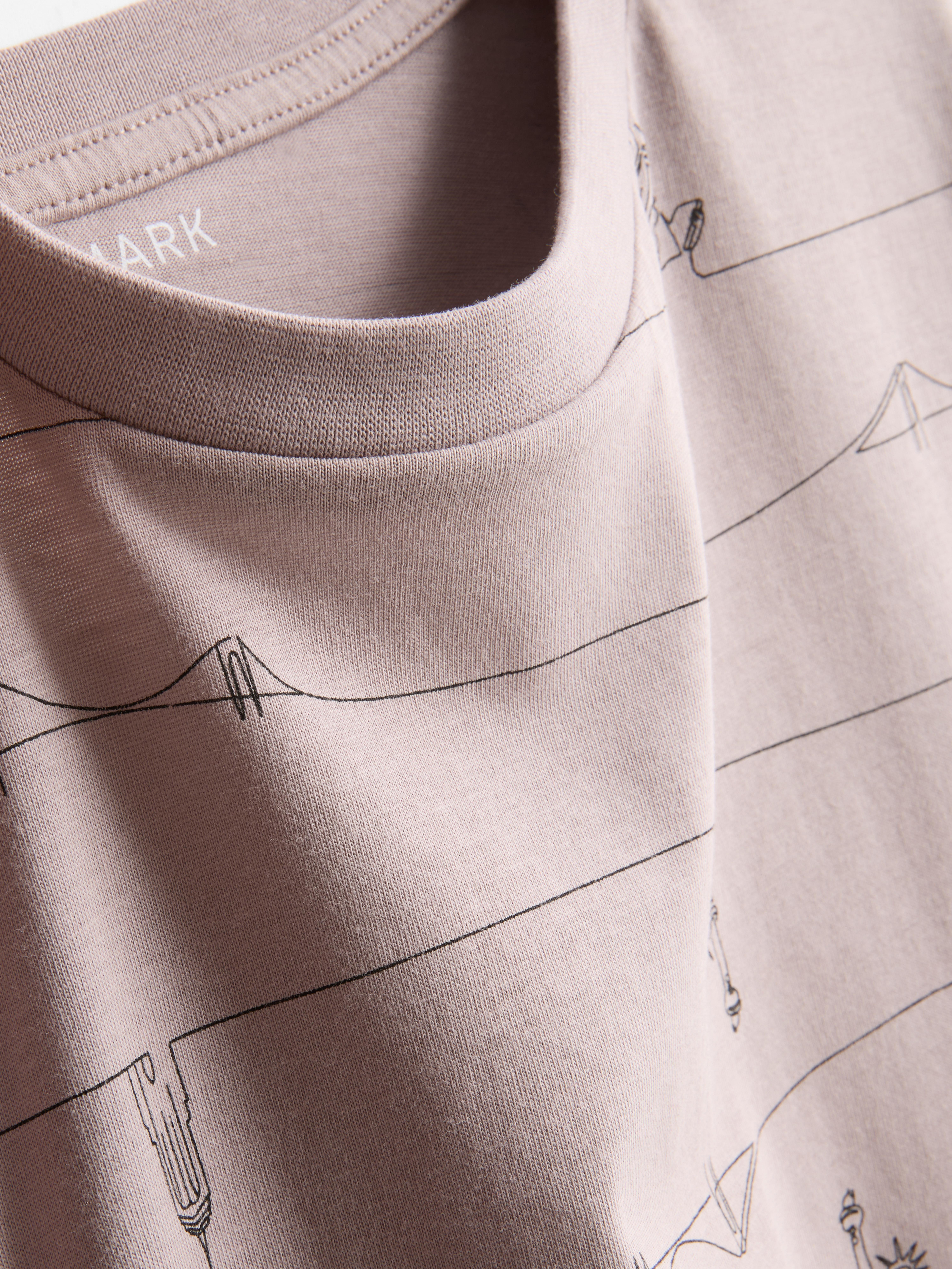 Cotton All Over Print Tee