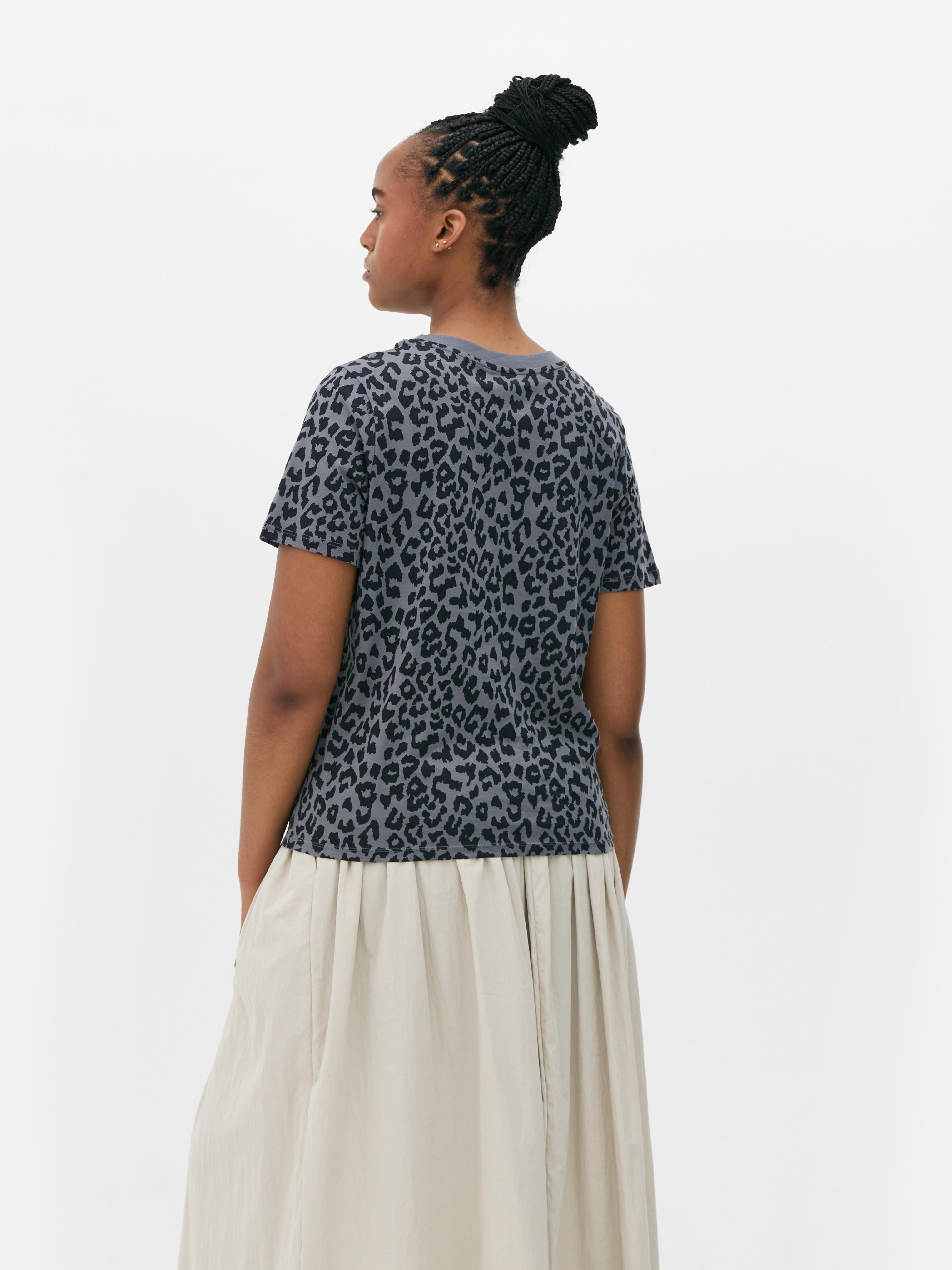 Cotton All Over Print Tee