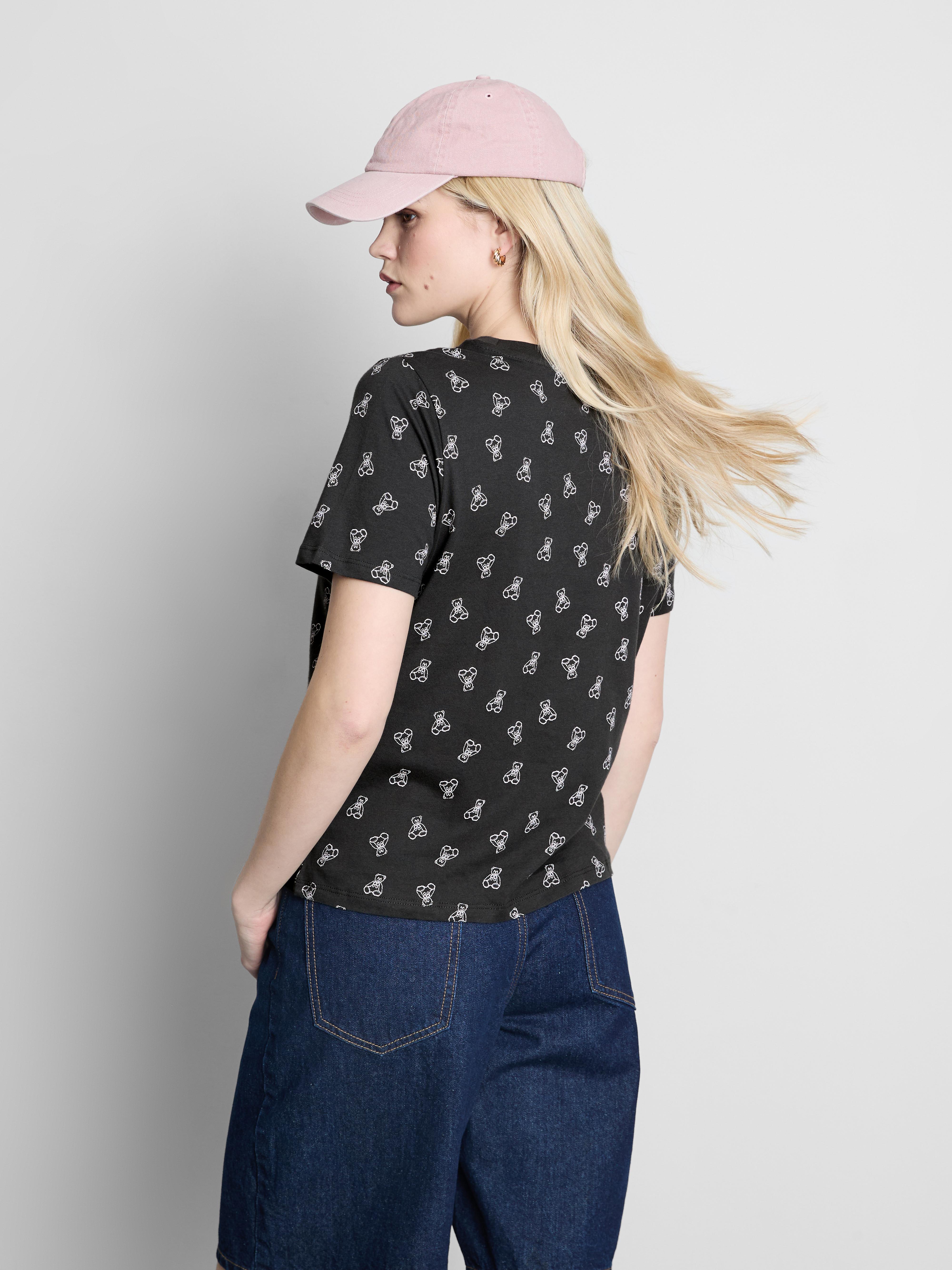 T-shirt basique imprimé animal gris Primark filles 100