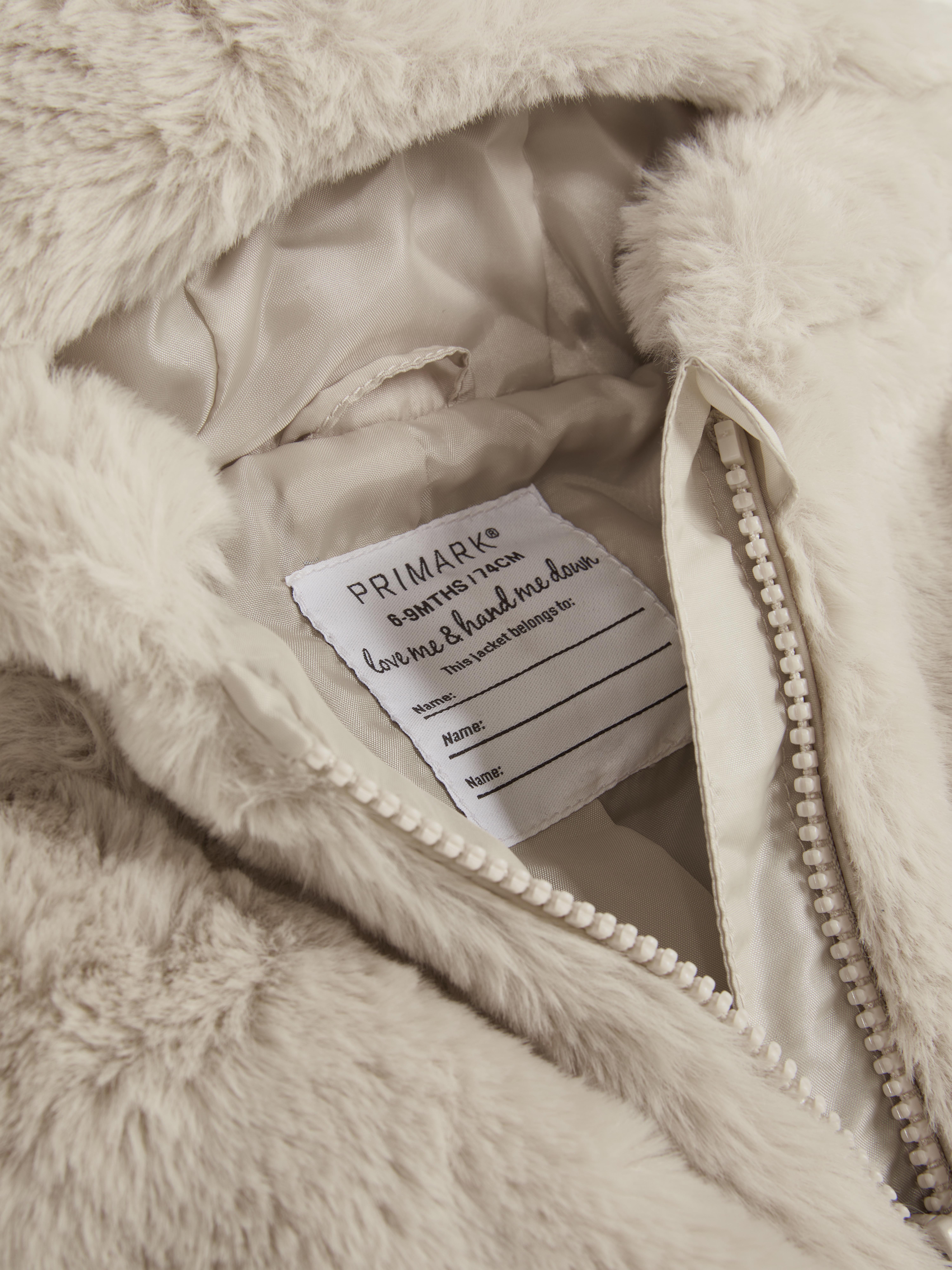 0-36mths | Faux Fur Bear Jacket