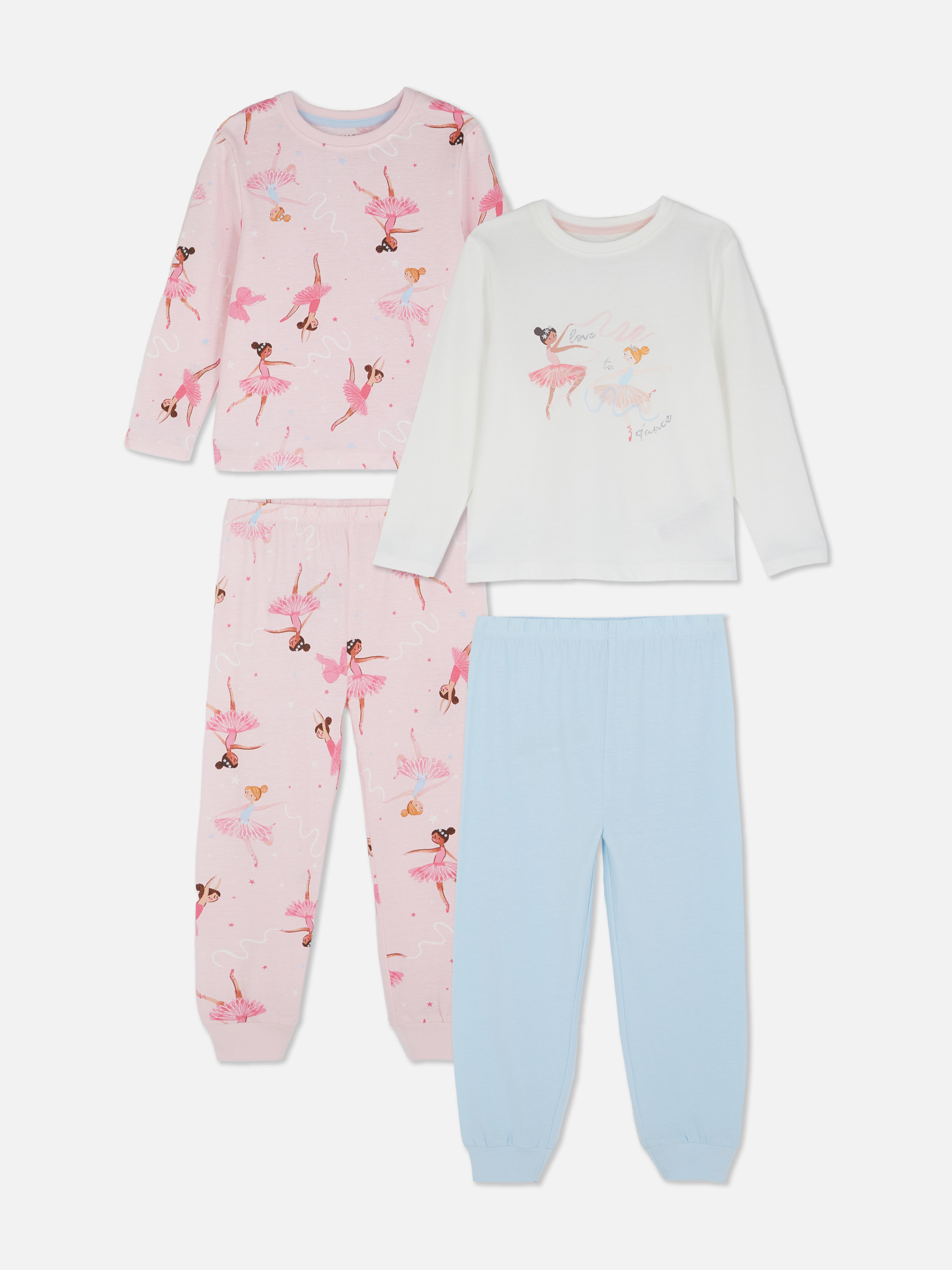 1,5-8 jr | Pyjama met ballerinaprint, set van 2
